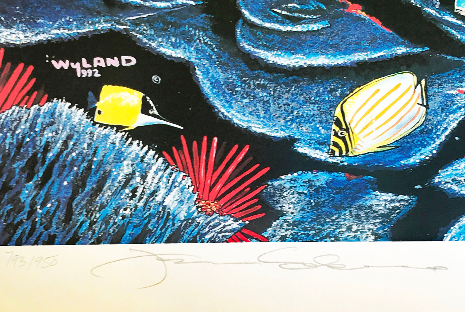Paradise Wyland and James Coleman Lithograph Print Artists Hand Signed and Numbered