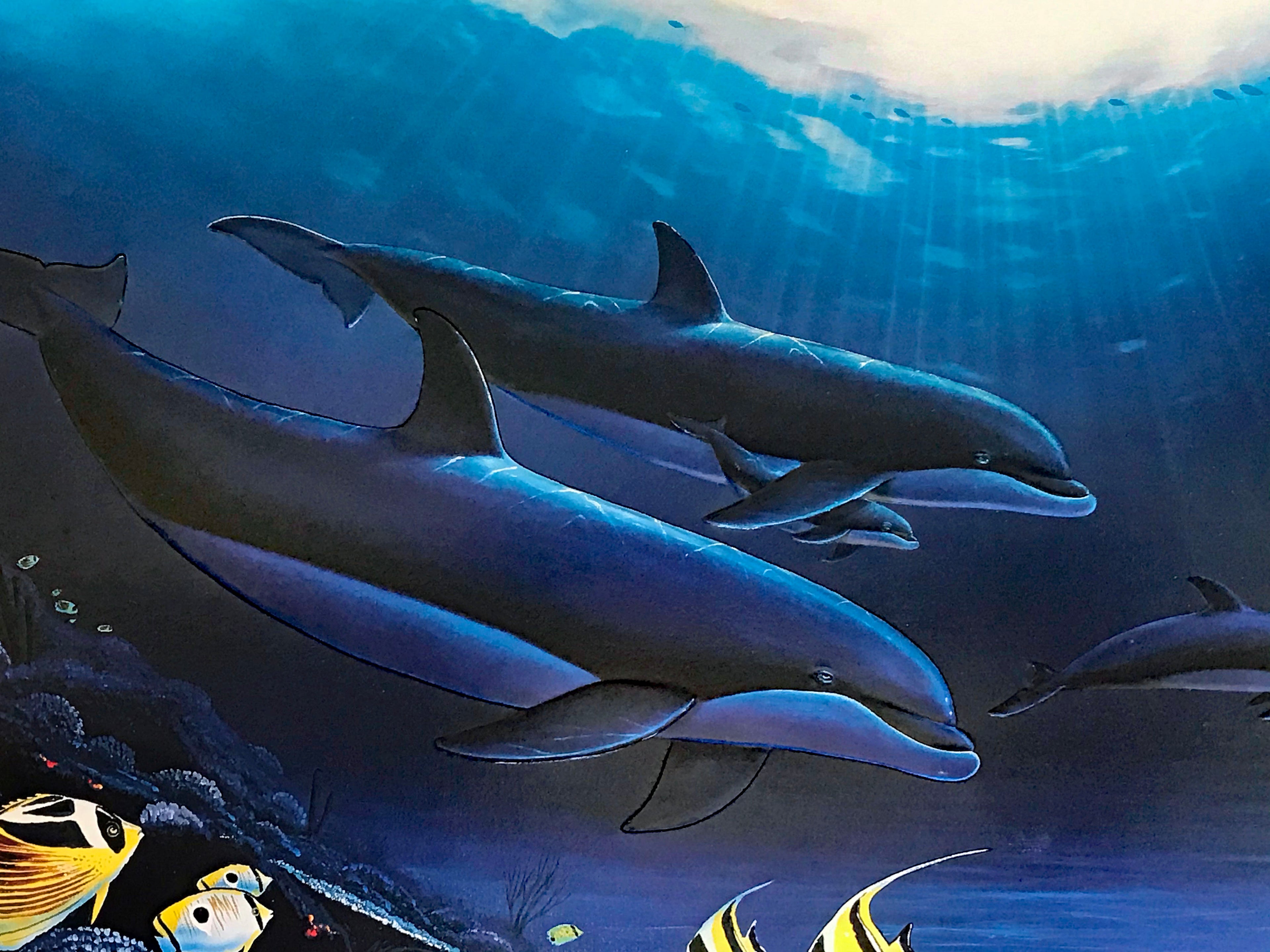 Paradise Wyland and James Coleman Lithograph Print Artists Hand Signed and Numbered