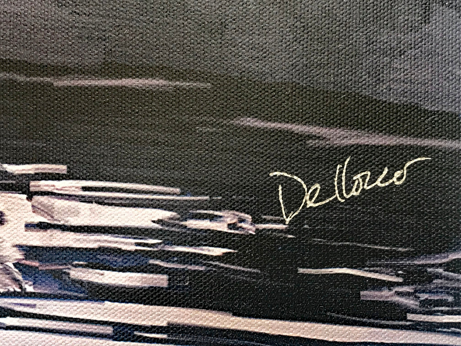 Emergence Chris Dellorco Canvas Giclée Print Artist Hand Signed Numbered and Framed