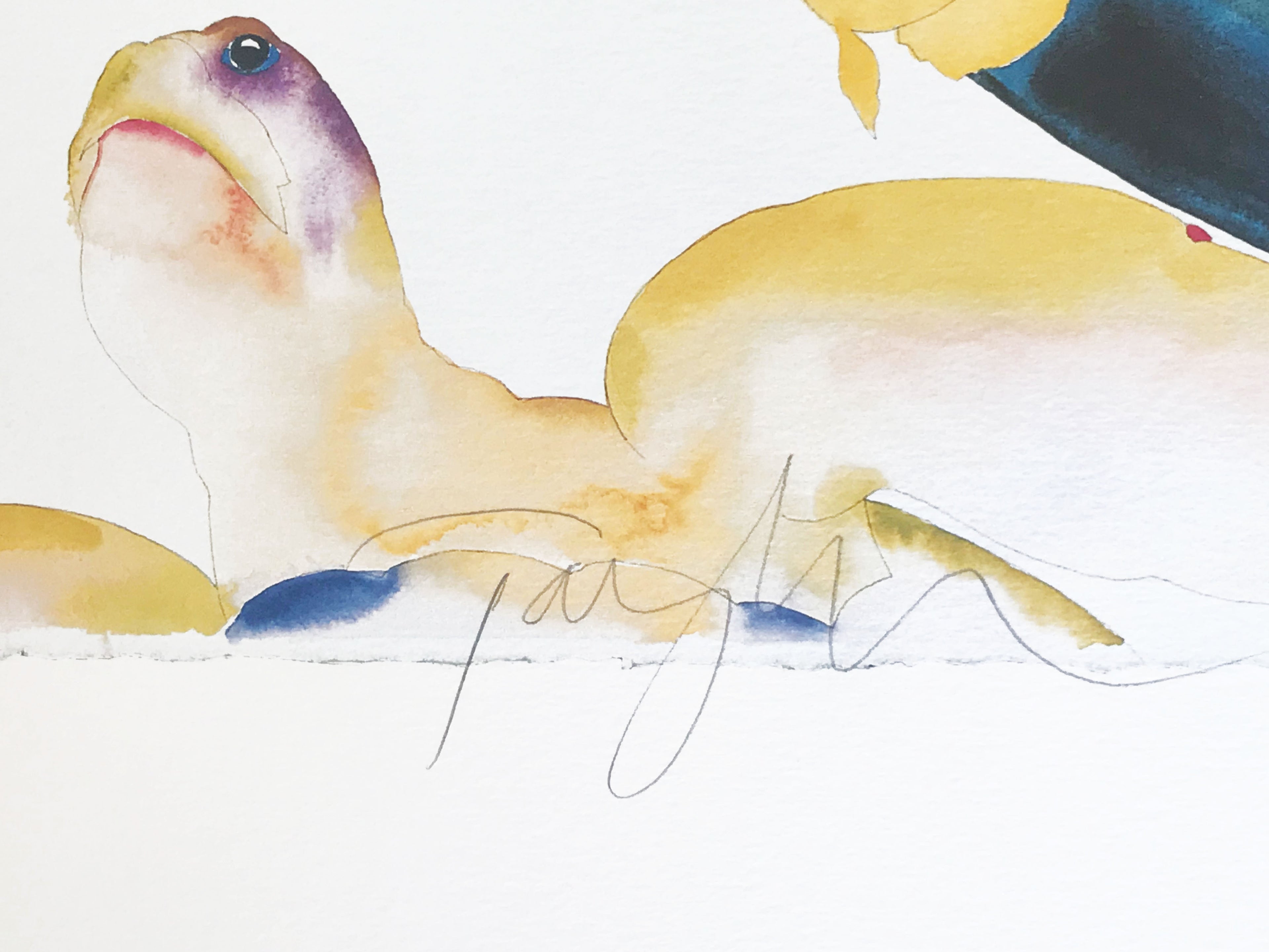 I Want to Dive into Your Ocean Wyland and Tracy Taylor Lithograph Print Artists Hand Signed and Numbered