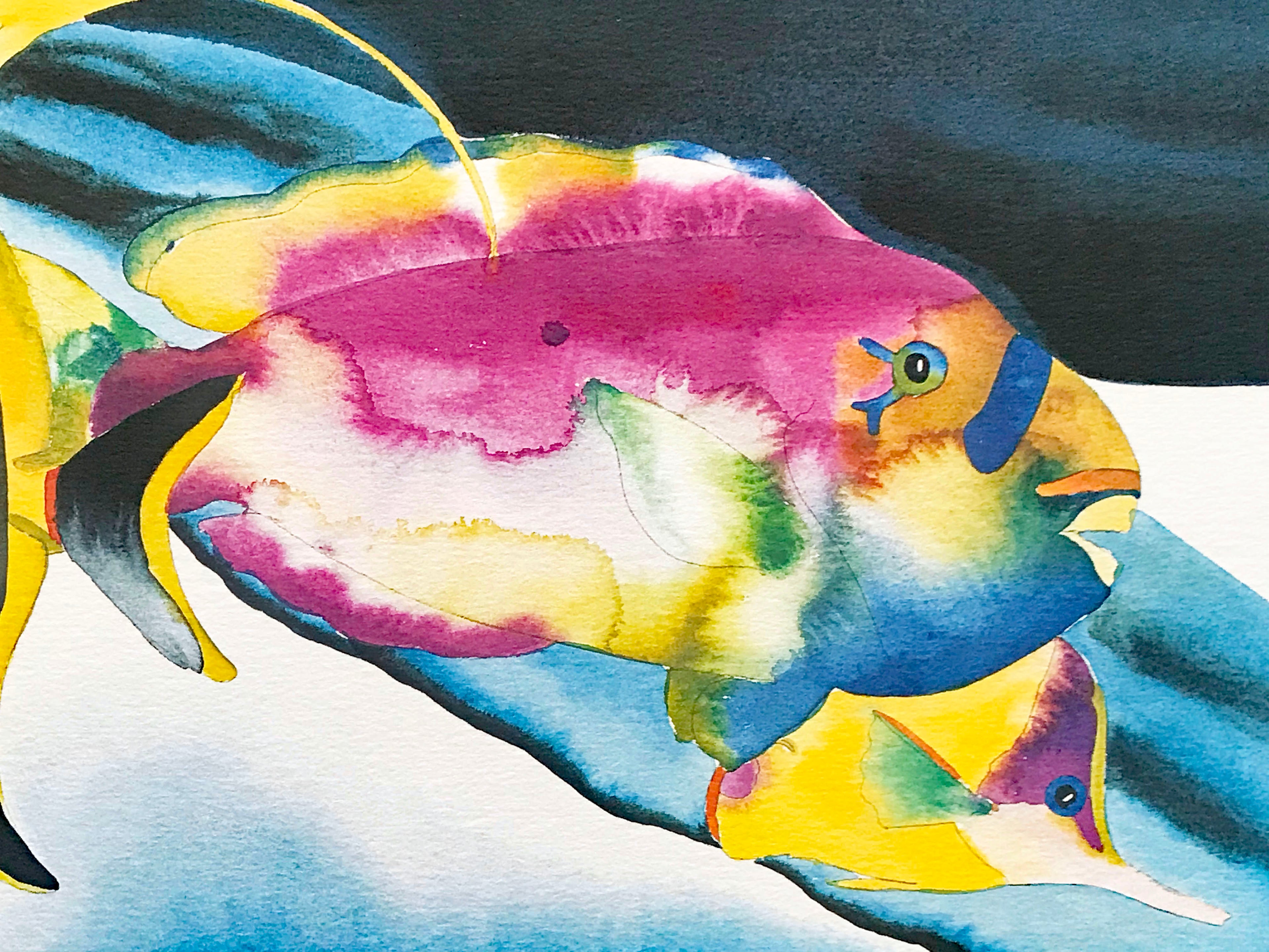 I Want to Dive into Your Ocean Wyland and Tracy Taylor Lithograph Print Artists Hand Signed and Numbered