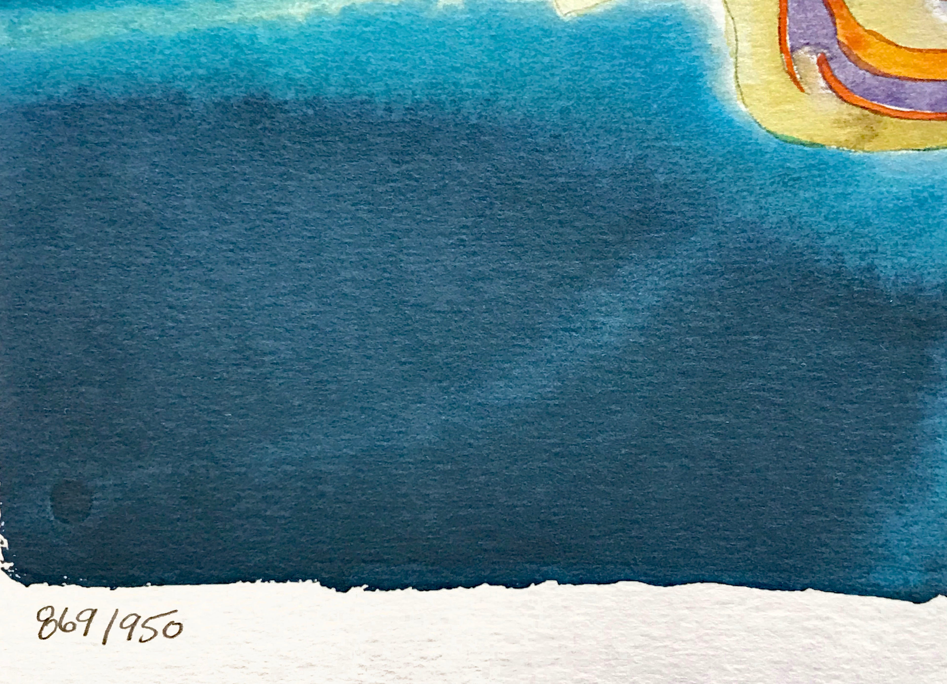I Want to Dive into Your Ocean Wyland and Tracy Taylor Lithograph Print Artists Hand Signed and Numbered