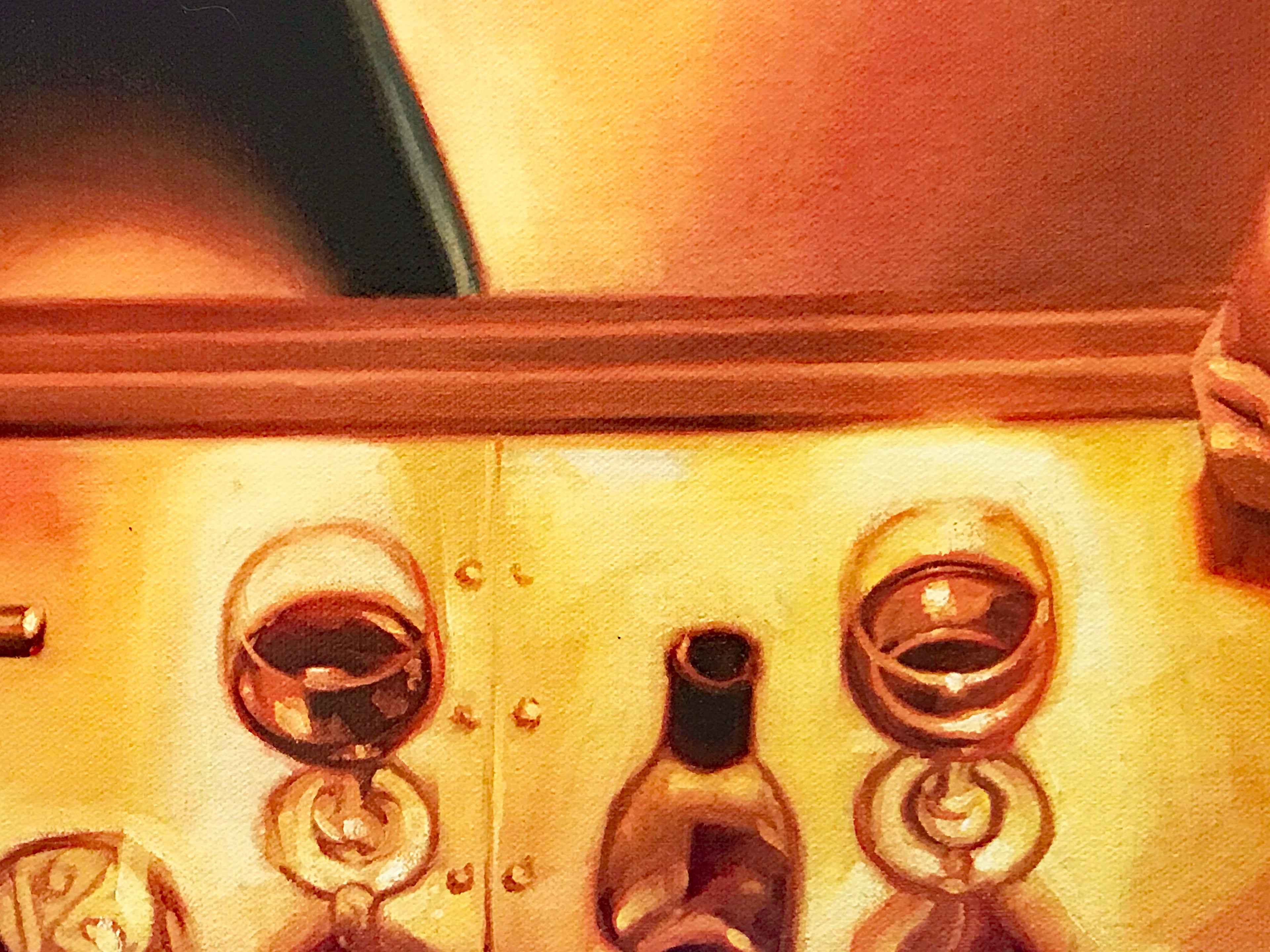 Meet Me at the Bar Carrie Graber Canvas Giclée Print Artist Hand Signed and Numbered