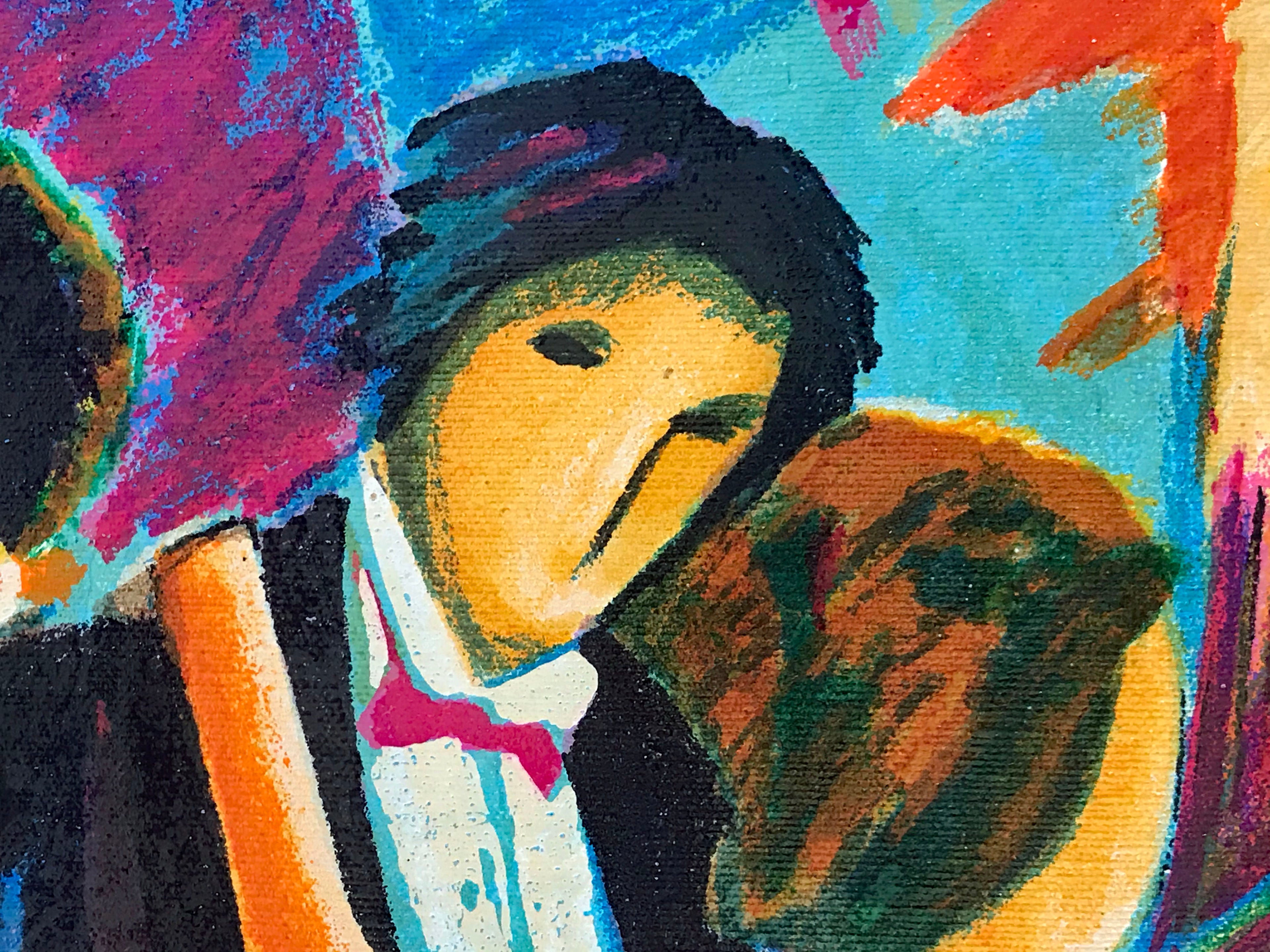 The Tango Club Philip Maxwell Canvas Serigraph Print Artist Hand Signed and Numbered