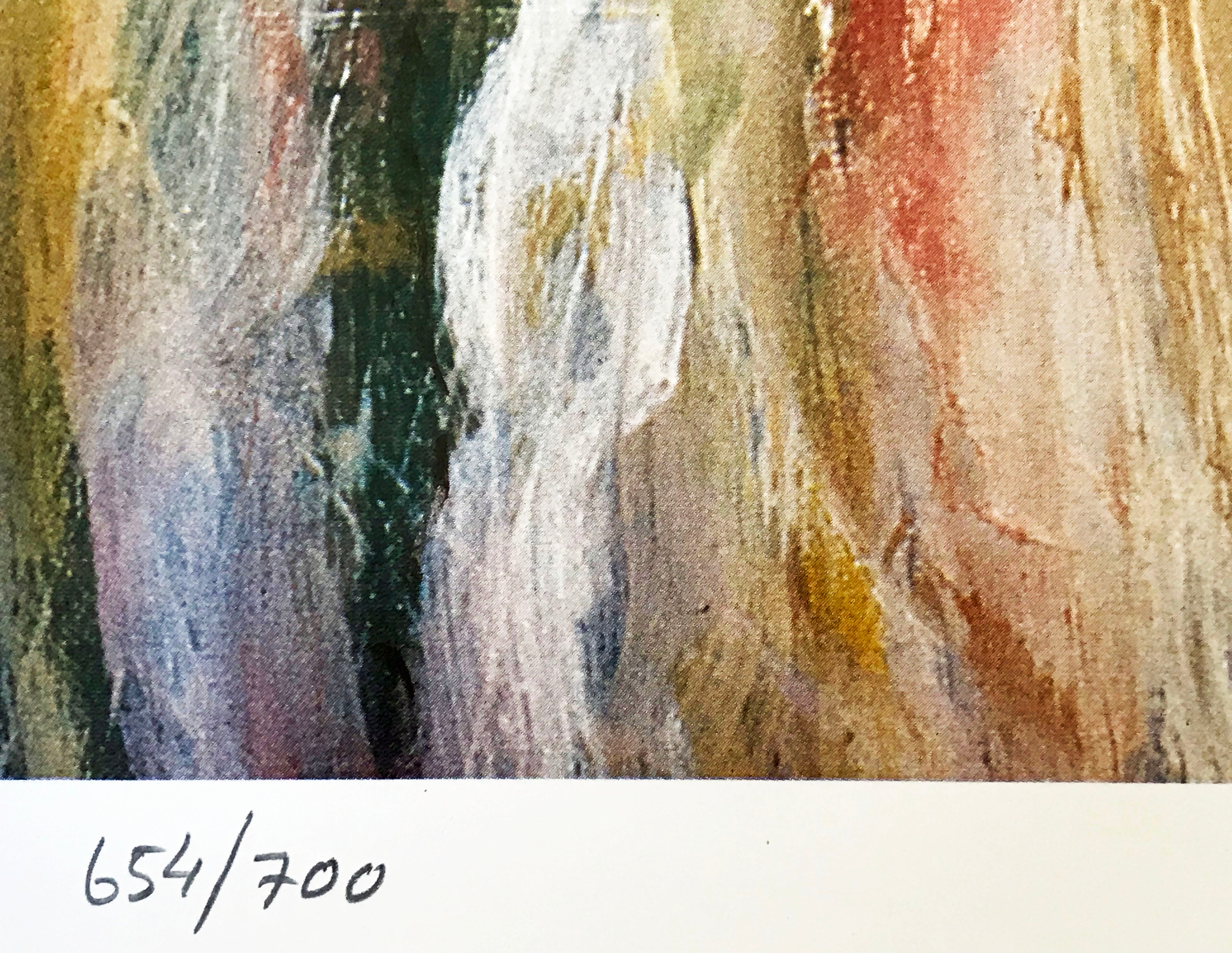 Three Women - Limited Edition Offset Lithograph on Paper by Zamy Steynovitz (1951 - 2000)