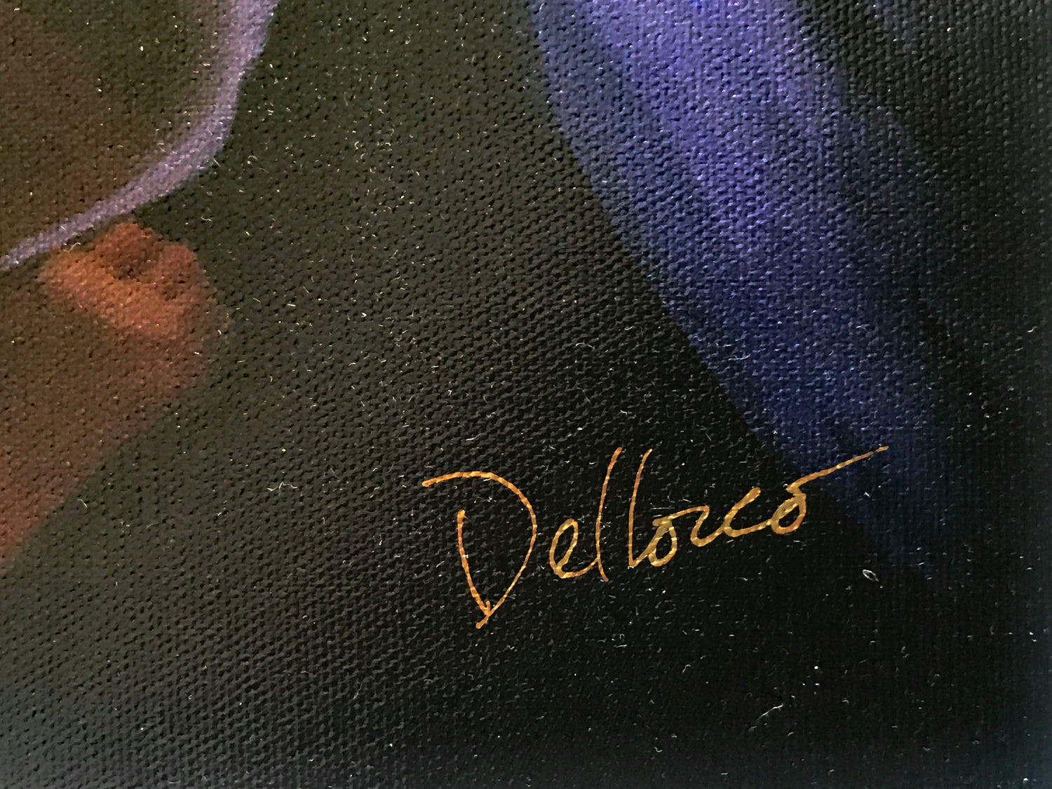 The Red Door Chris Dellorco Canvas Giclée Print Artist Hand Signed and Numbered