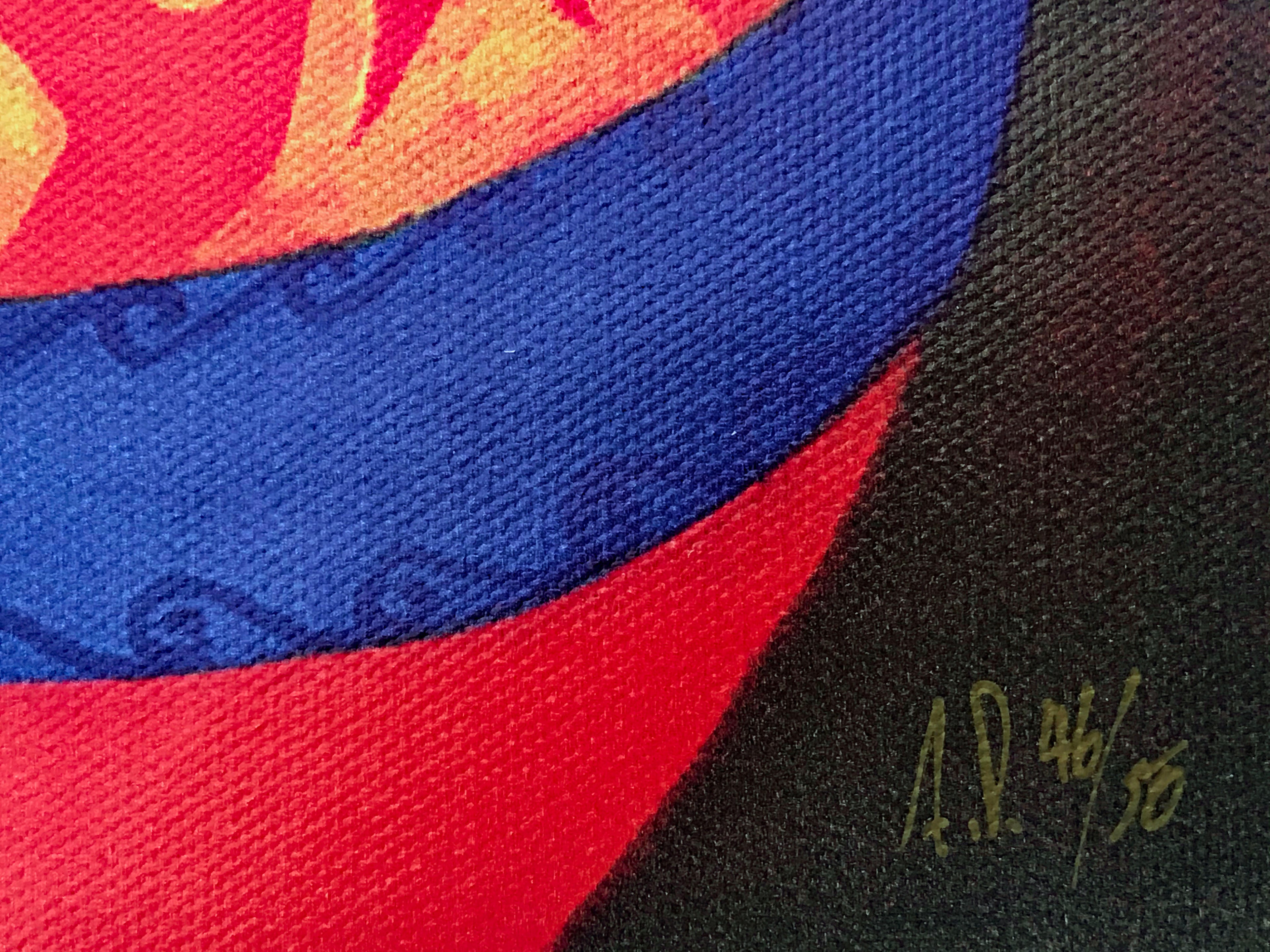 Women in Love Arbe Ara Berberyan Artist Proof Hand Embellished Canvas Giclée Print Hand Signed and Numbered