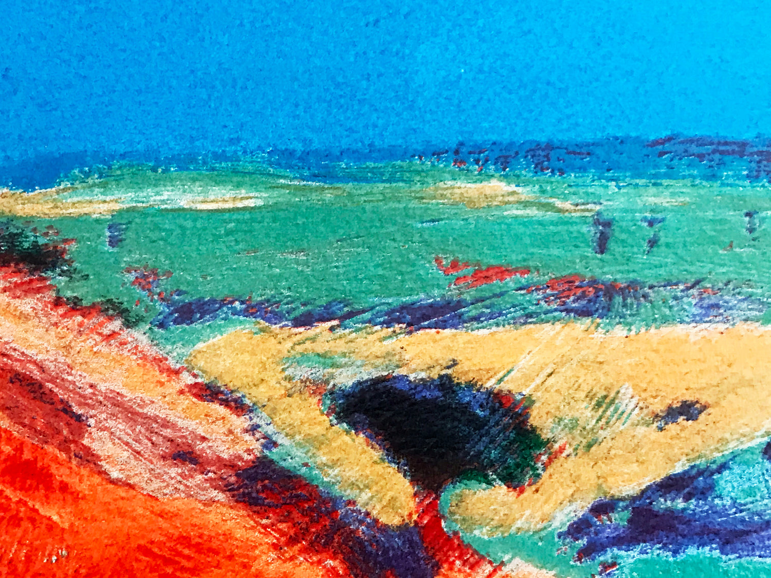 North Hill Paul Powis Serigraph Print Artist Hand Signed and Numbered