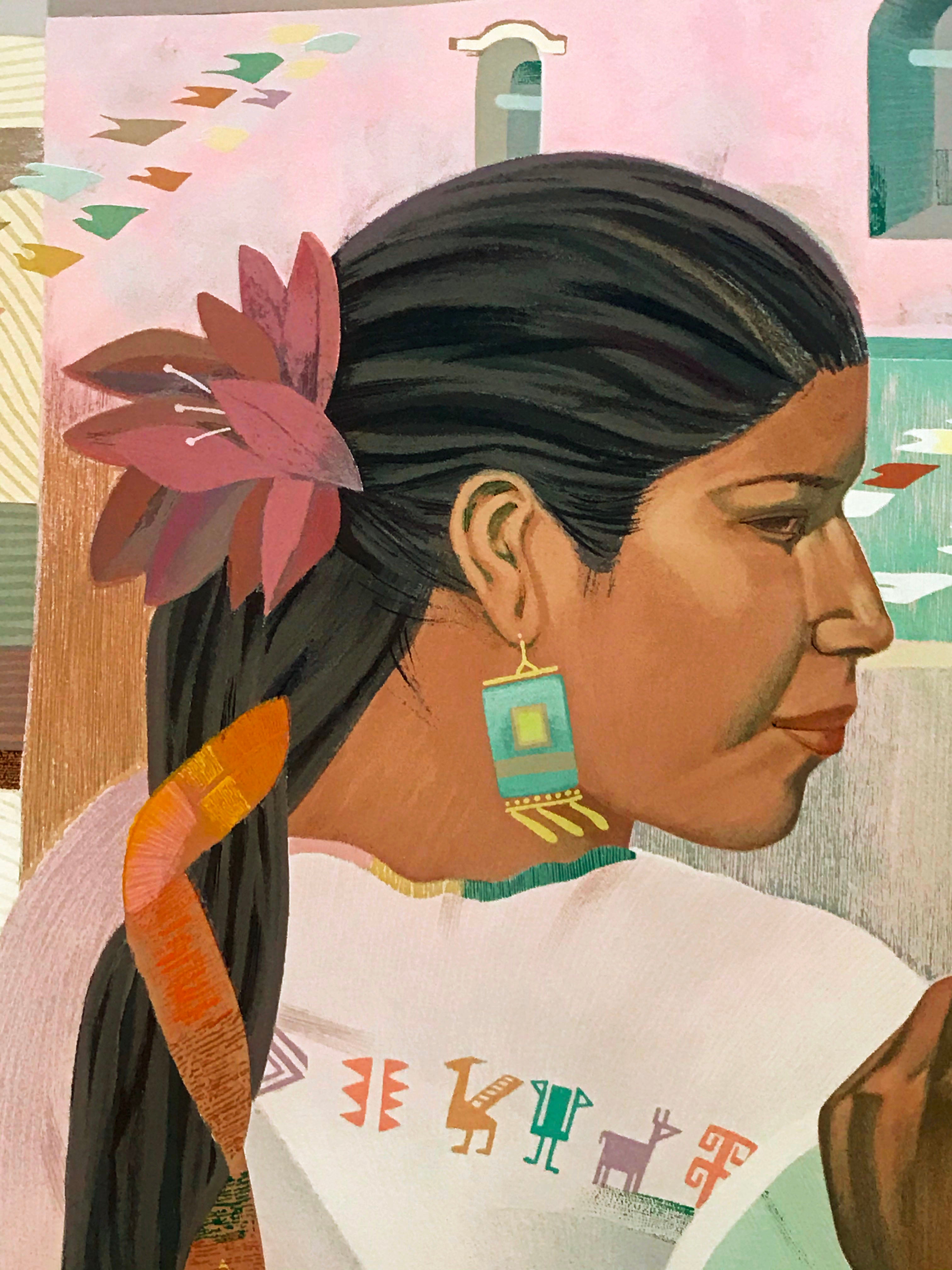 Fiesta Del Sol Mario Cespedes Serigraph Print Artist Hand Signed and Numbered