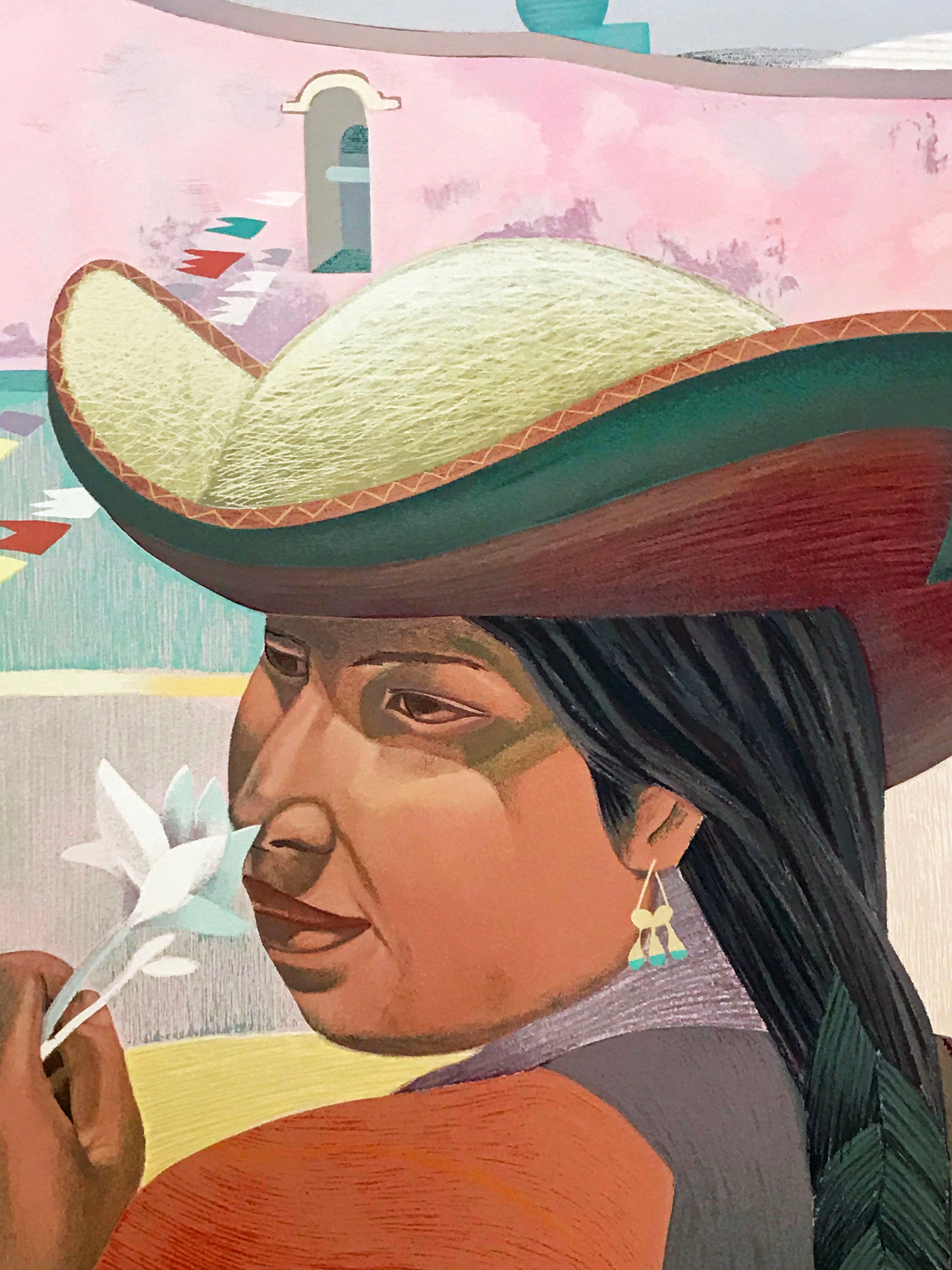 Fiesta Del Sol Mario Cespedes Serigraph Print Artist Hand Signed and Numbered