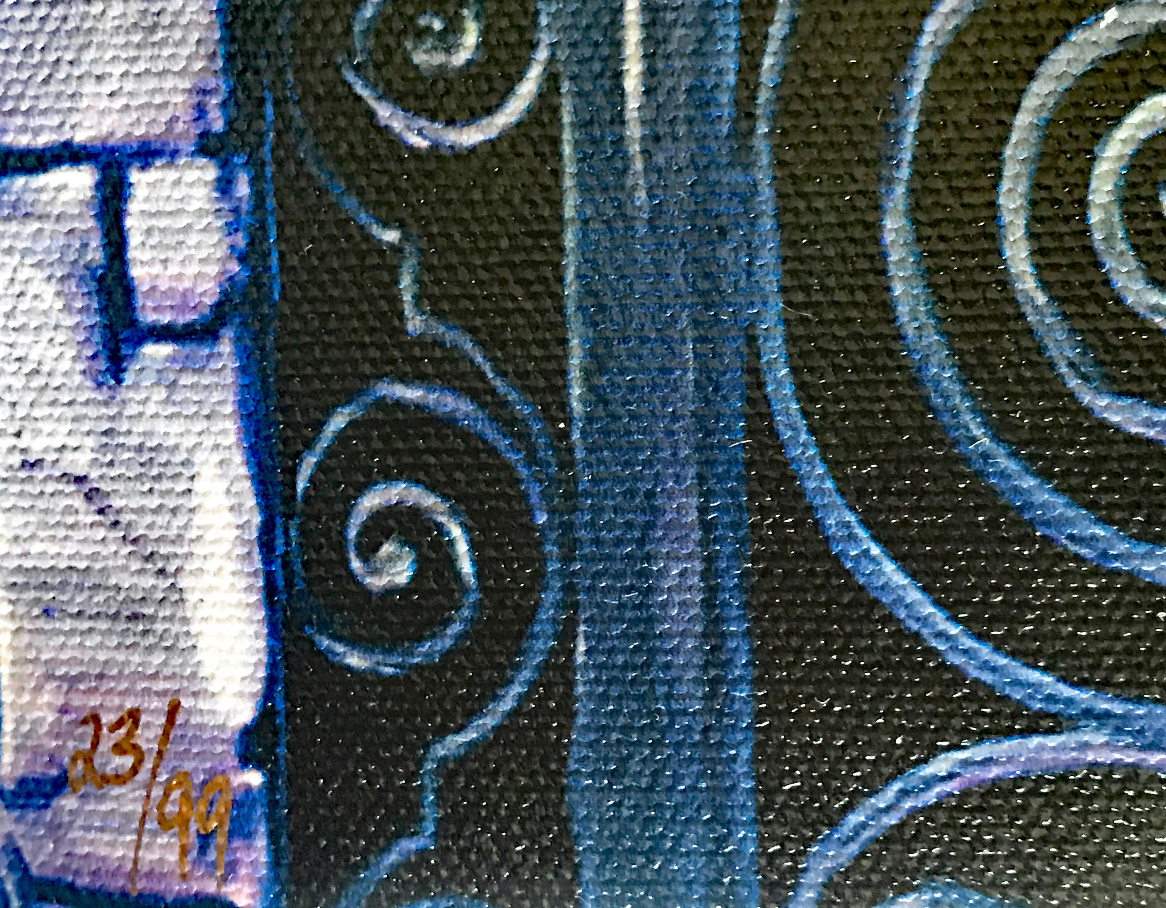 Masquerade Chris Dellorco Canvas Giclée Print Artist Hand Signed and Numbered