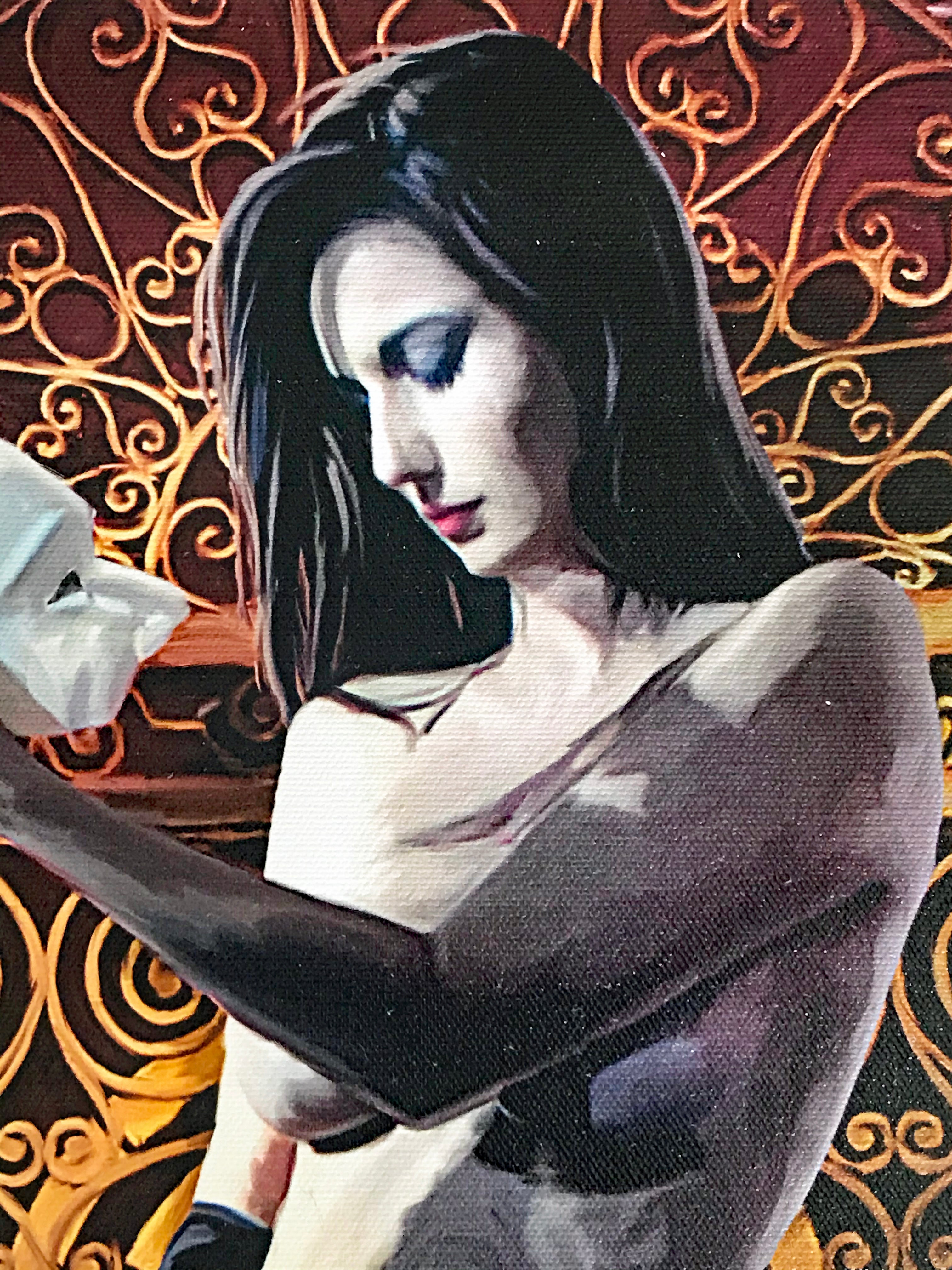 Masquerade Chris Dellorco Canvas Giclée Print Artist Hand Signed and Numbered