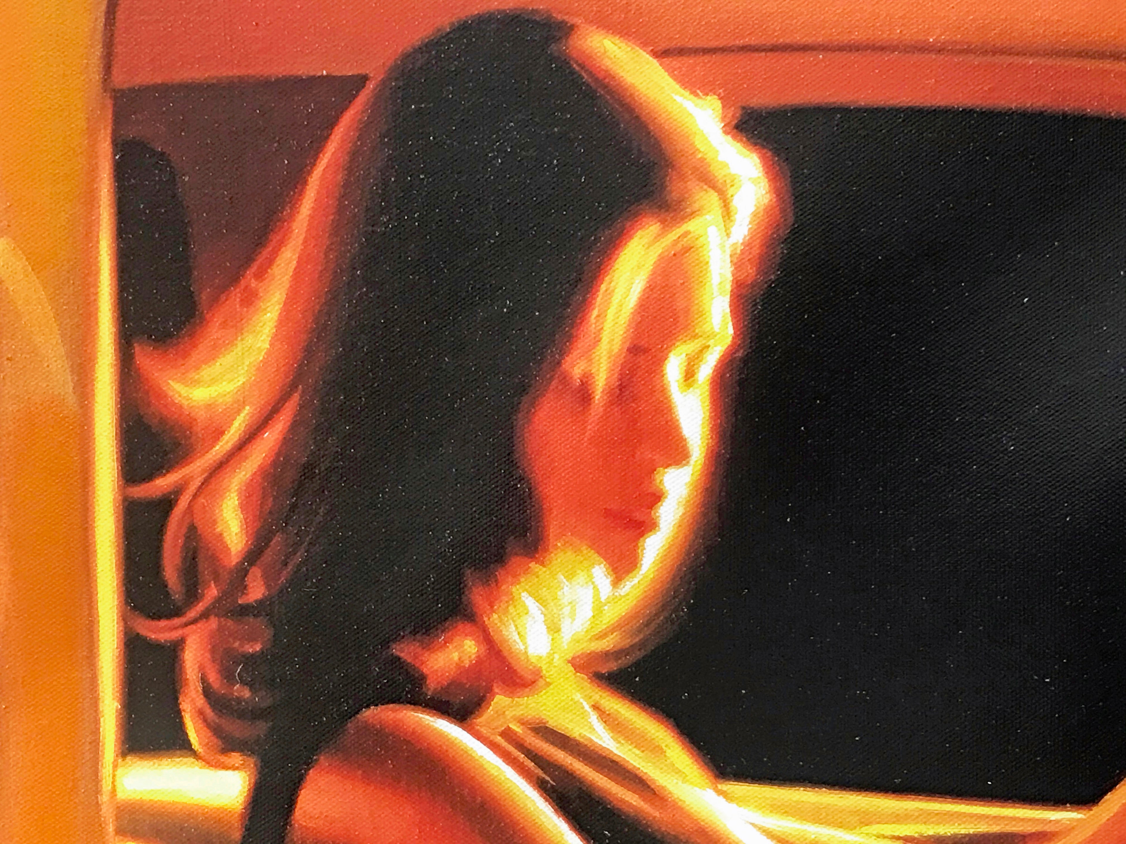 Night Driver Carrie Graber Canvas Giclée Print Artist Hand Signed and Numbered