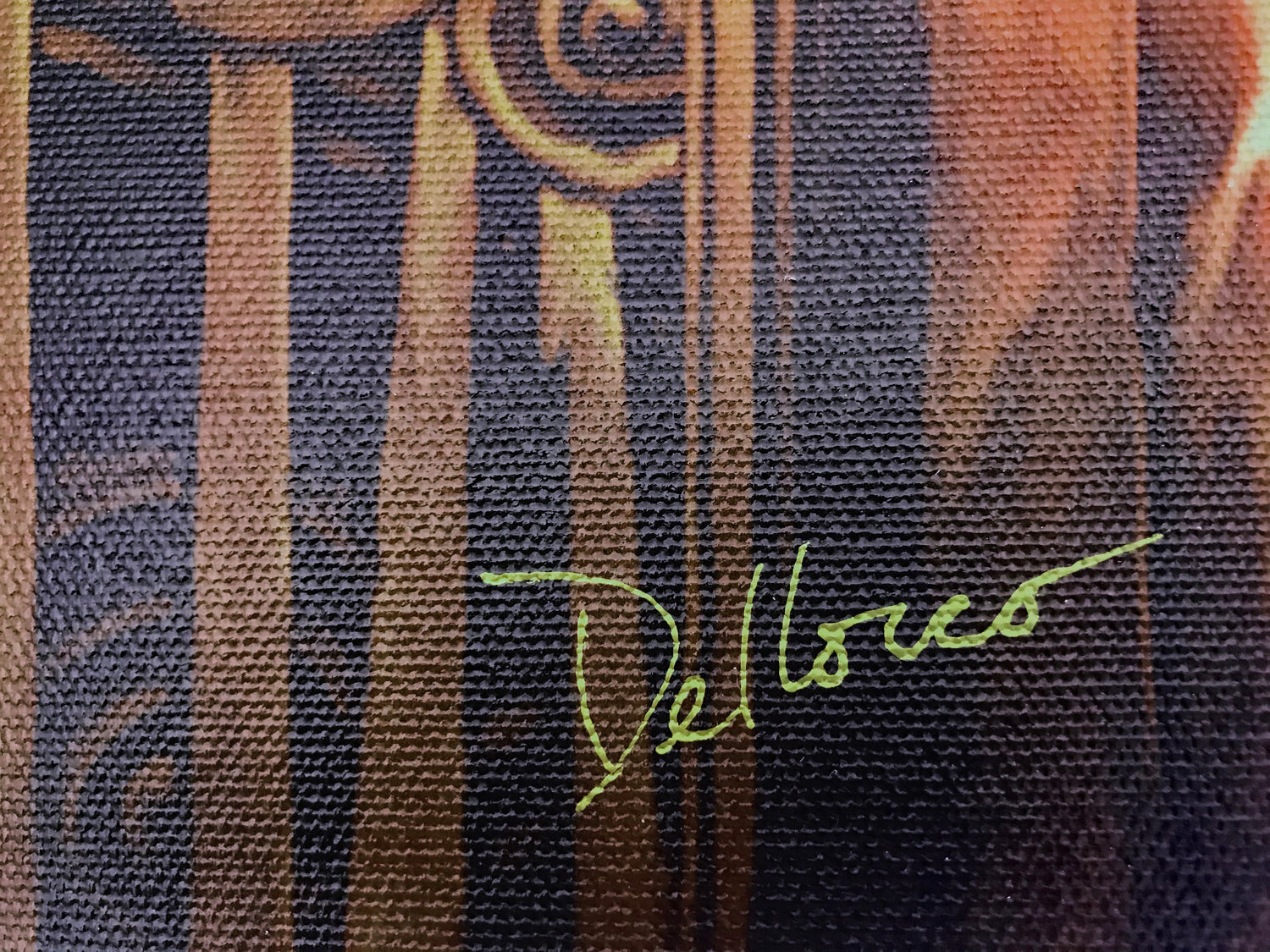 The Costume Ball Chris Dellorco Canvas Giclée Print Artist Hand Signed and Numbered