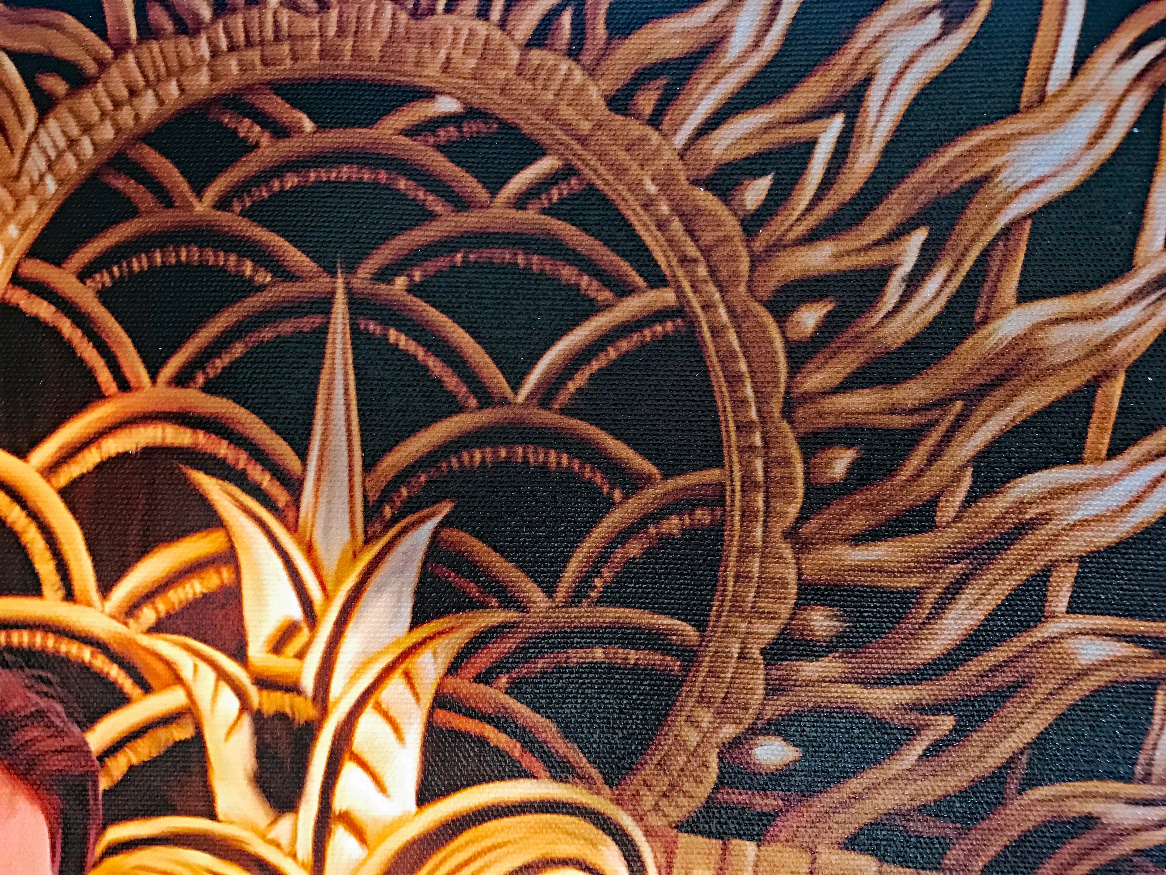 The Costume Ball Chris Dellorco Canvas Giclée Print Artist Hand Signed and Numbered