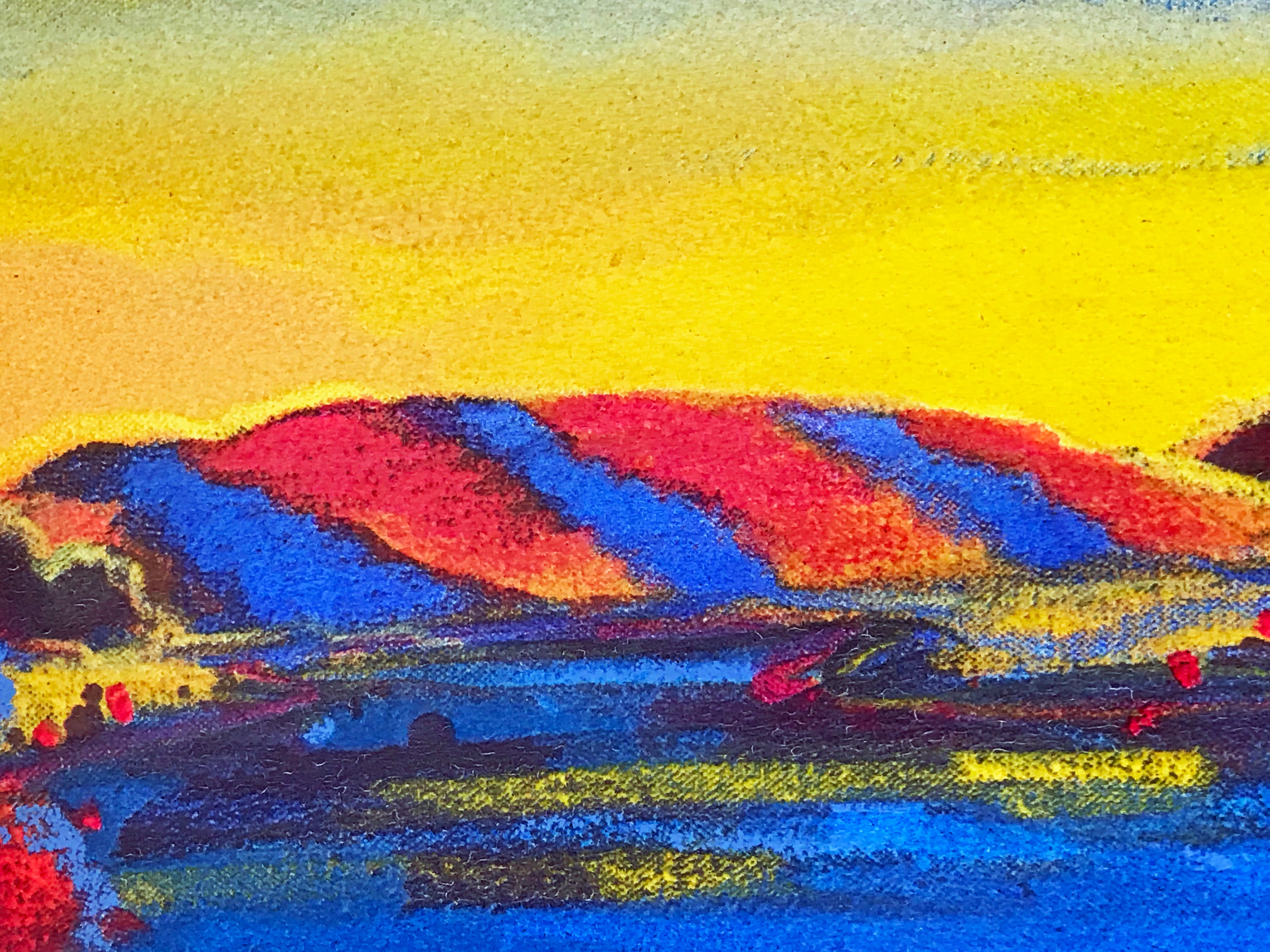 Playing with the Seasons I B H Brody Serigraph Print Artist Hand Signed and Numbered
