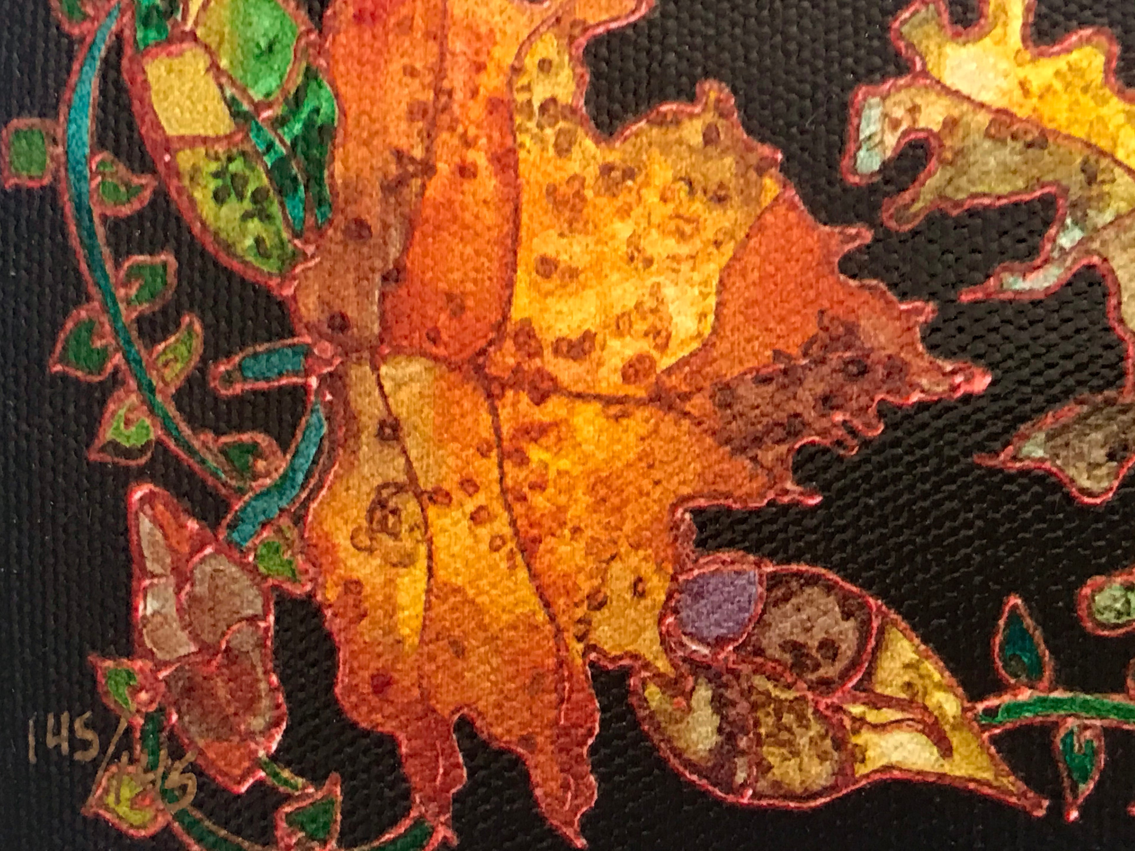 Fall in NYC Linnea Pergola Canvas Giclée Print Artist Hand Signed and Numbered
