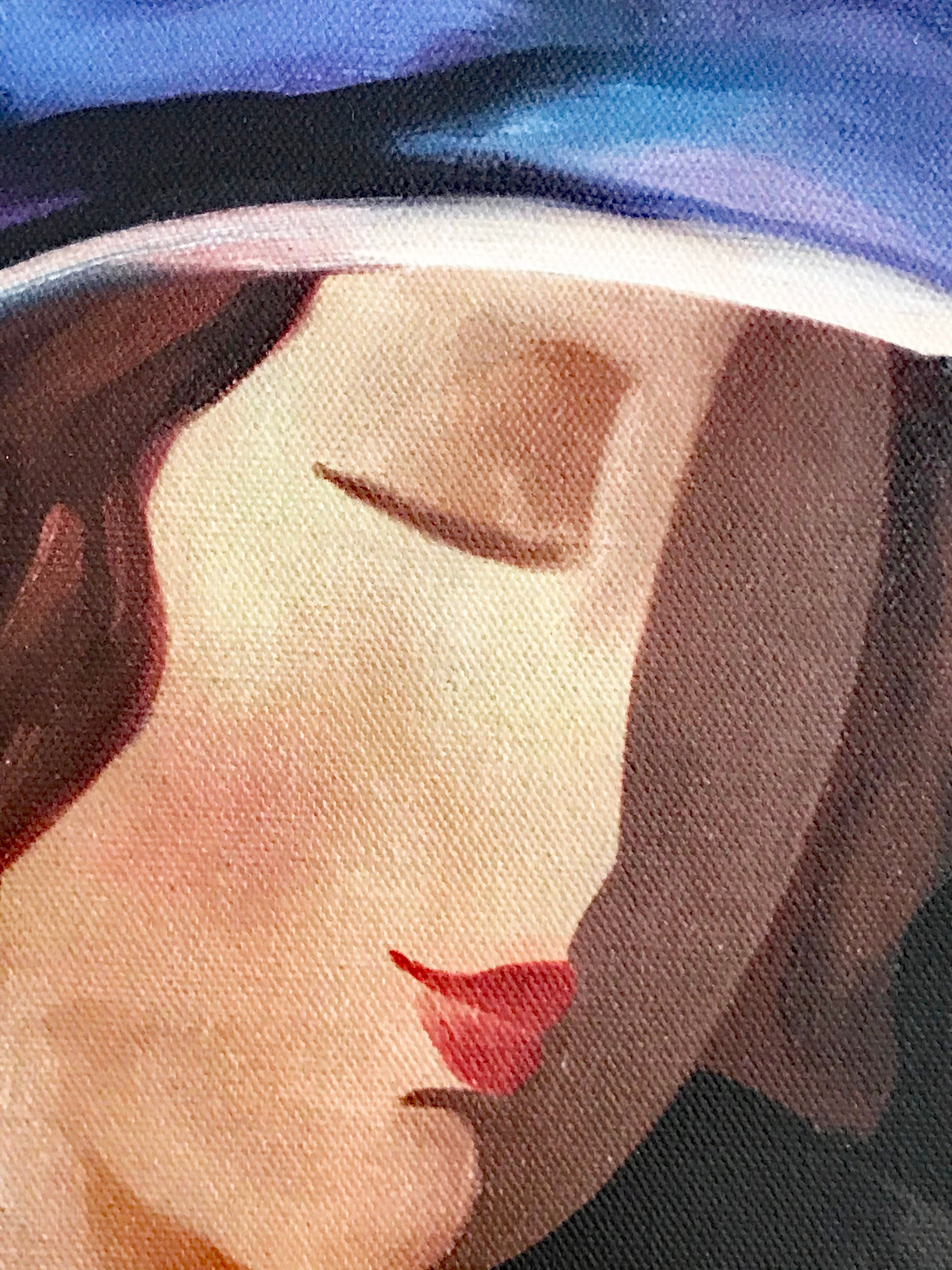 Peaceful Moment Arbe Ara Berberyan Canvas Giclée Print Artist Hand Signed and Numbered