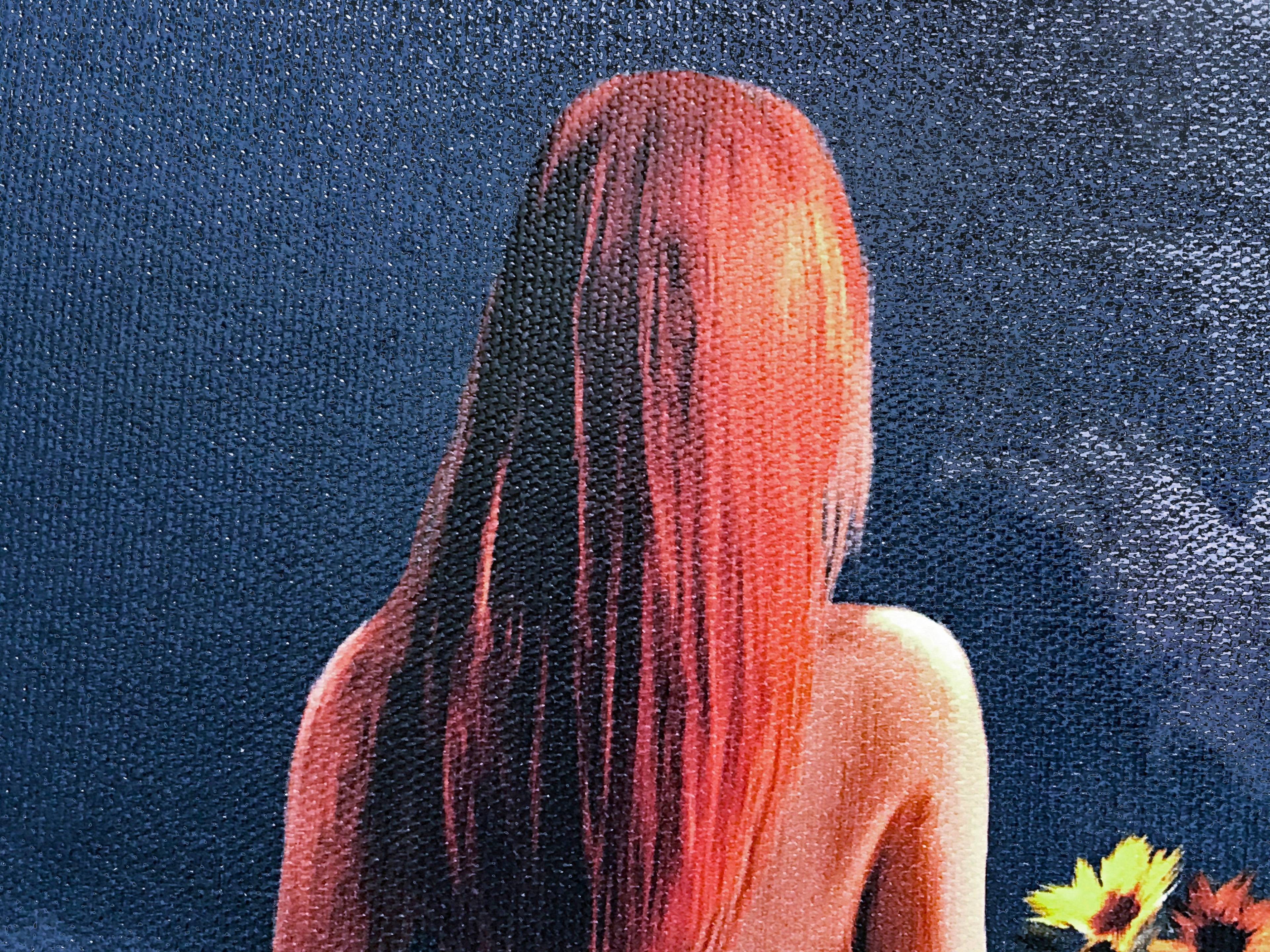 Waiting Chris Dellorco Canvas Giclée Print Artist Hand Signed and Numbered