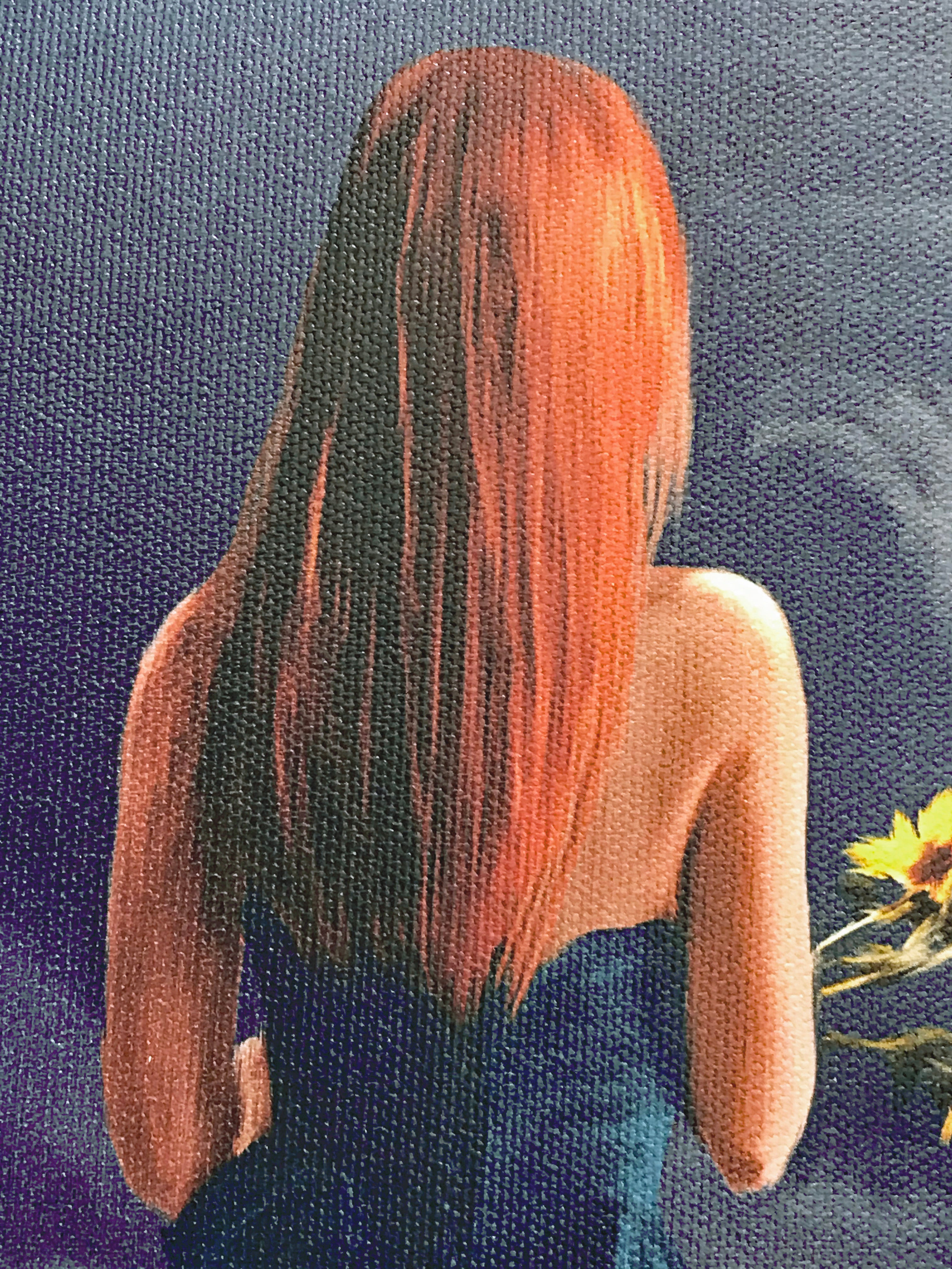 Waiting Chris Dellorco Canvas Giclée Print Artist Hand Signed and Numbered