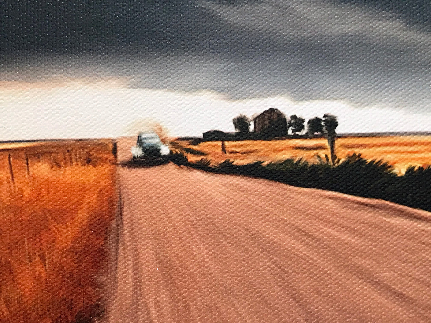 Waiting Chris Dellorco Canvas Giclée Print Artist Hand Signed and Numbered