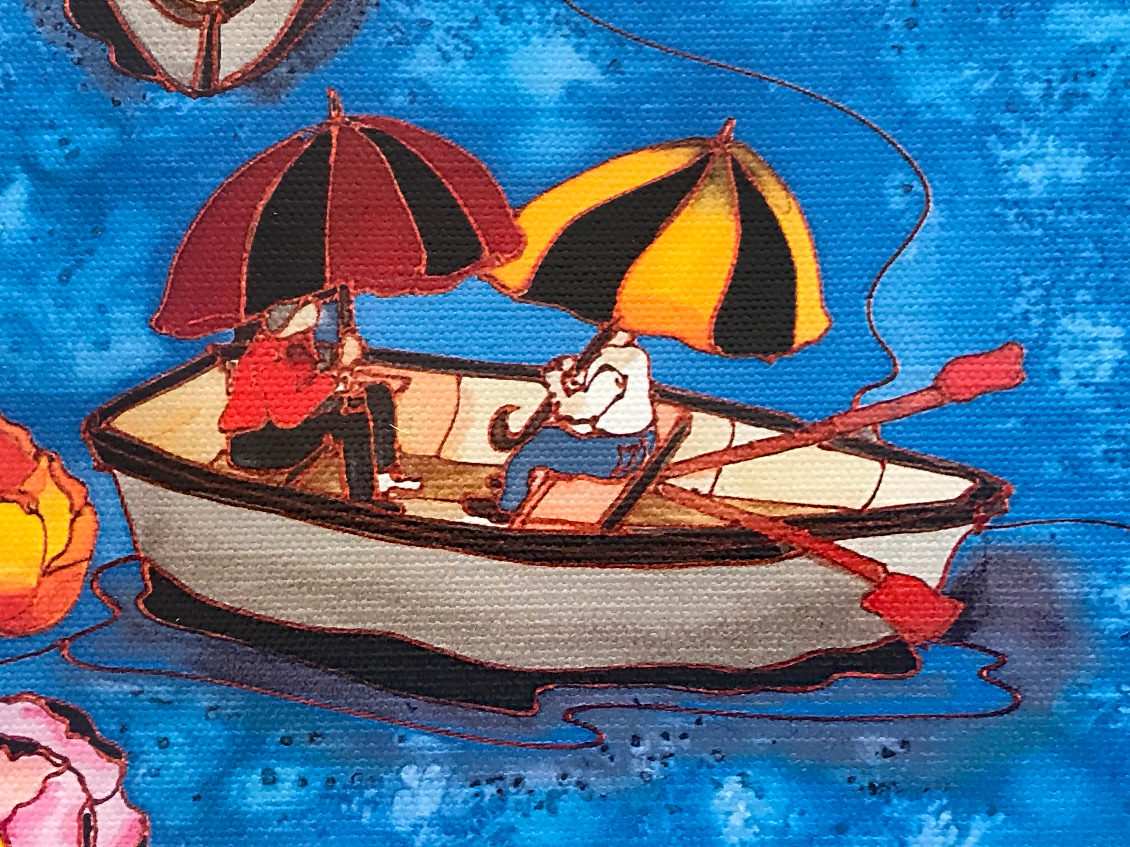 Spring in NYC Linnea Pergola Canvas Giclée Print Artist Hand Signed and Numbered