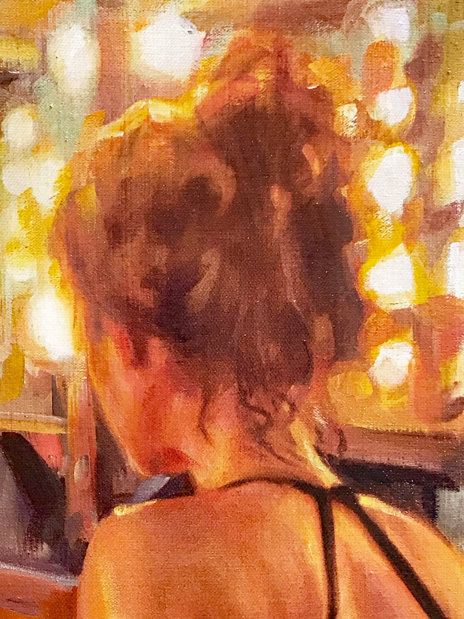 Backstage Carrie Graber Canvas Giclée Print Artist Hand Signed and Numbered