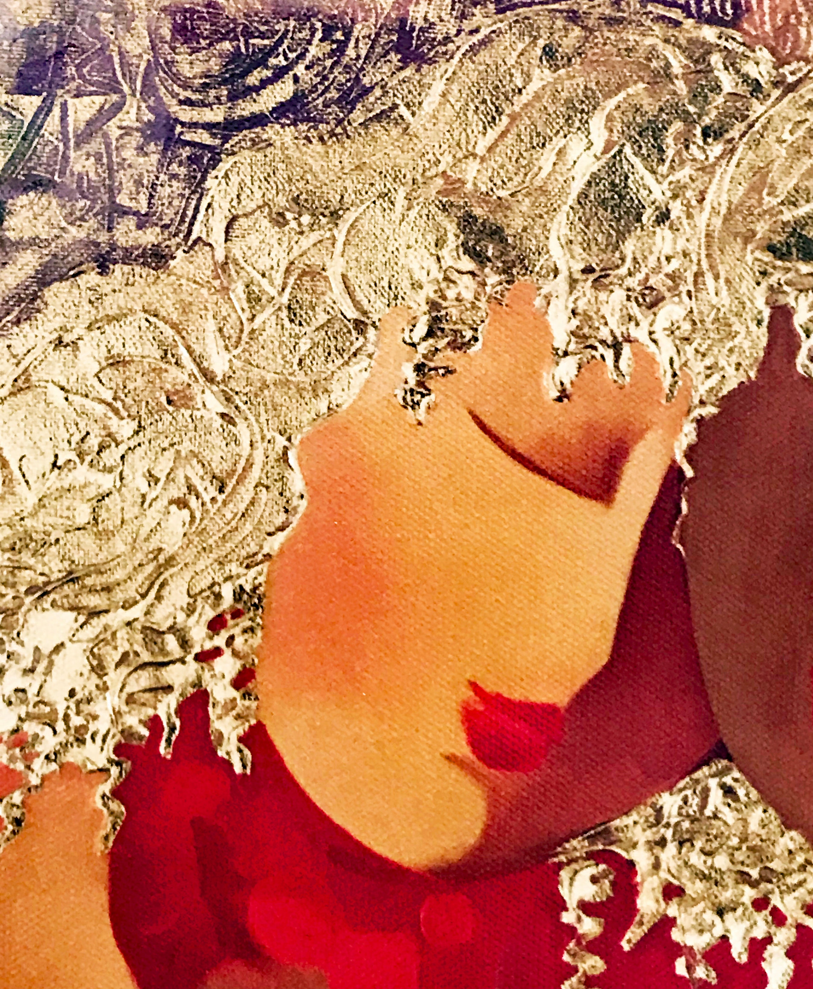 My Best Friend Arbe Ara Berberyan Canvas Giclée Print Artist Hand Signed and Numbered