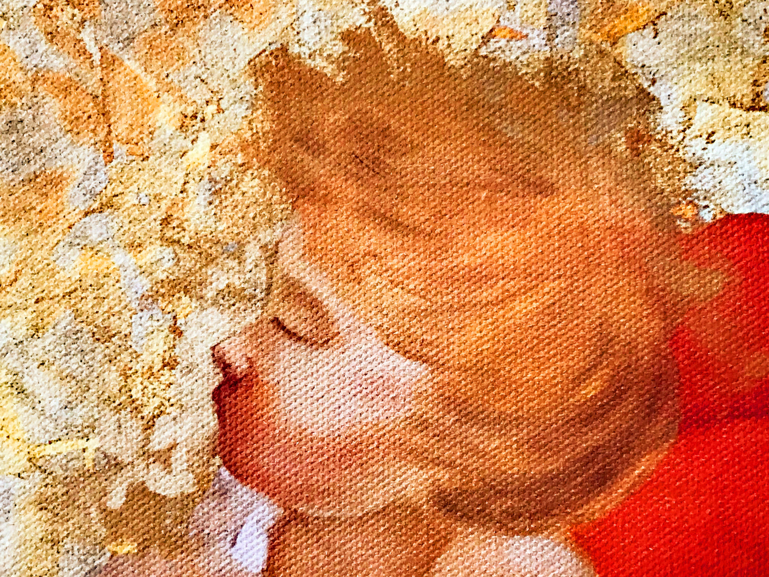 Cupids Plan Their Ace Ara Arbe Berberyan Artist Hand Embellished Canvas Giclée Print Signed and Numbered