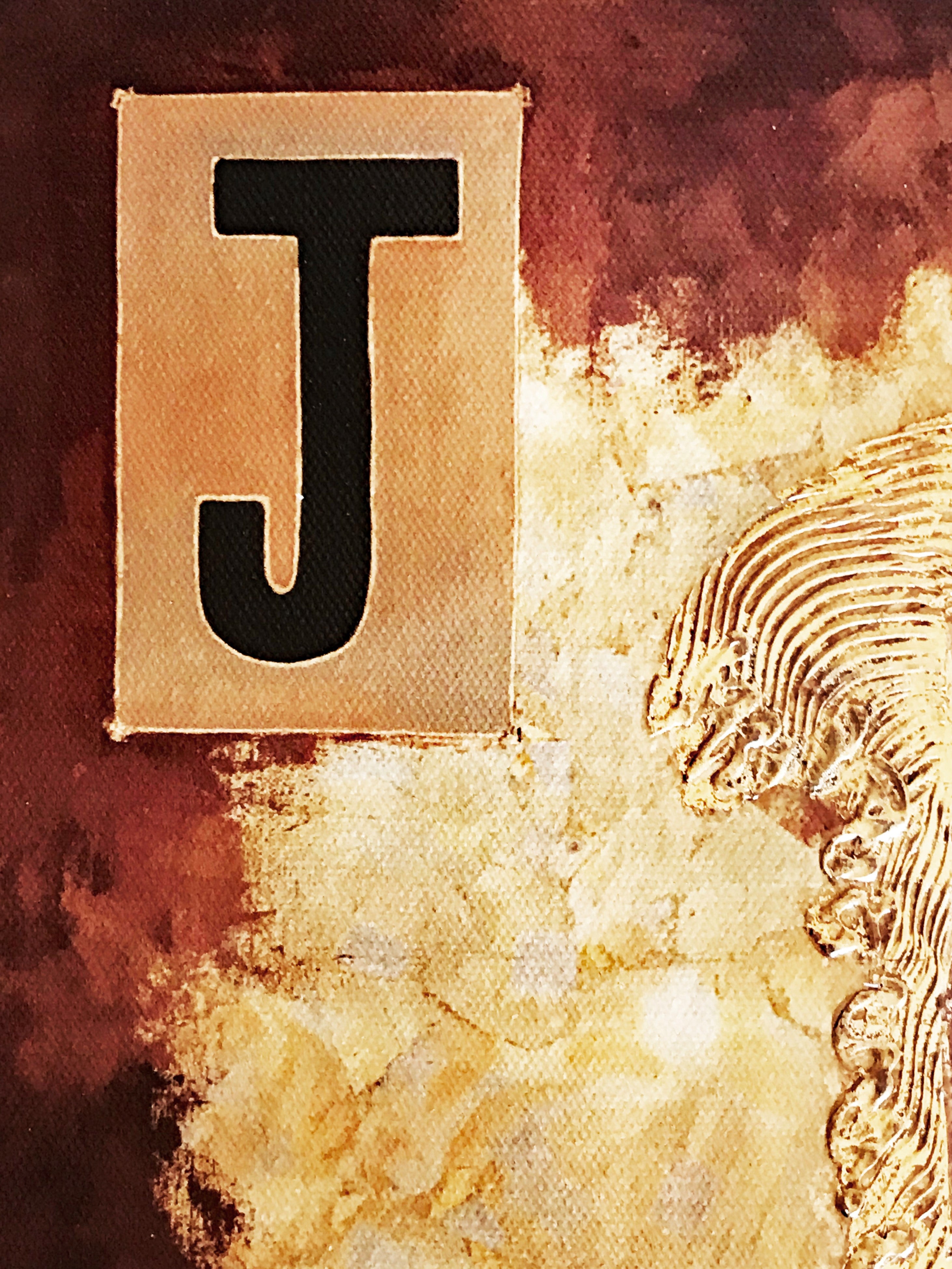 One Eyed Jack Arbe Ara Berberyan Artist Hand Embellished Canvas Giclée Print Signed and Numbered