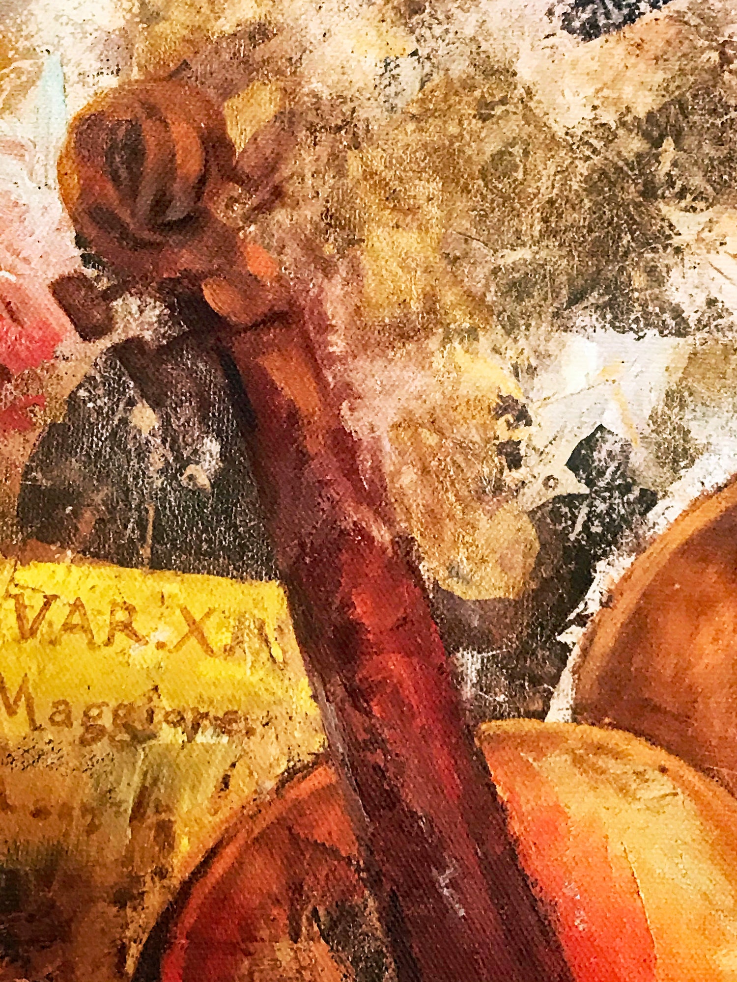 Golden Sonata Arbe Ara Berberyan Canvas Giclée Print Artist Hand Signed and Numbered