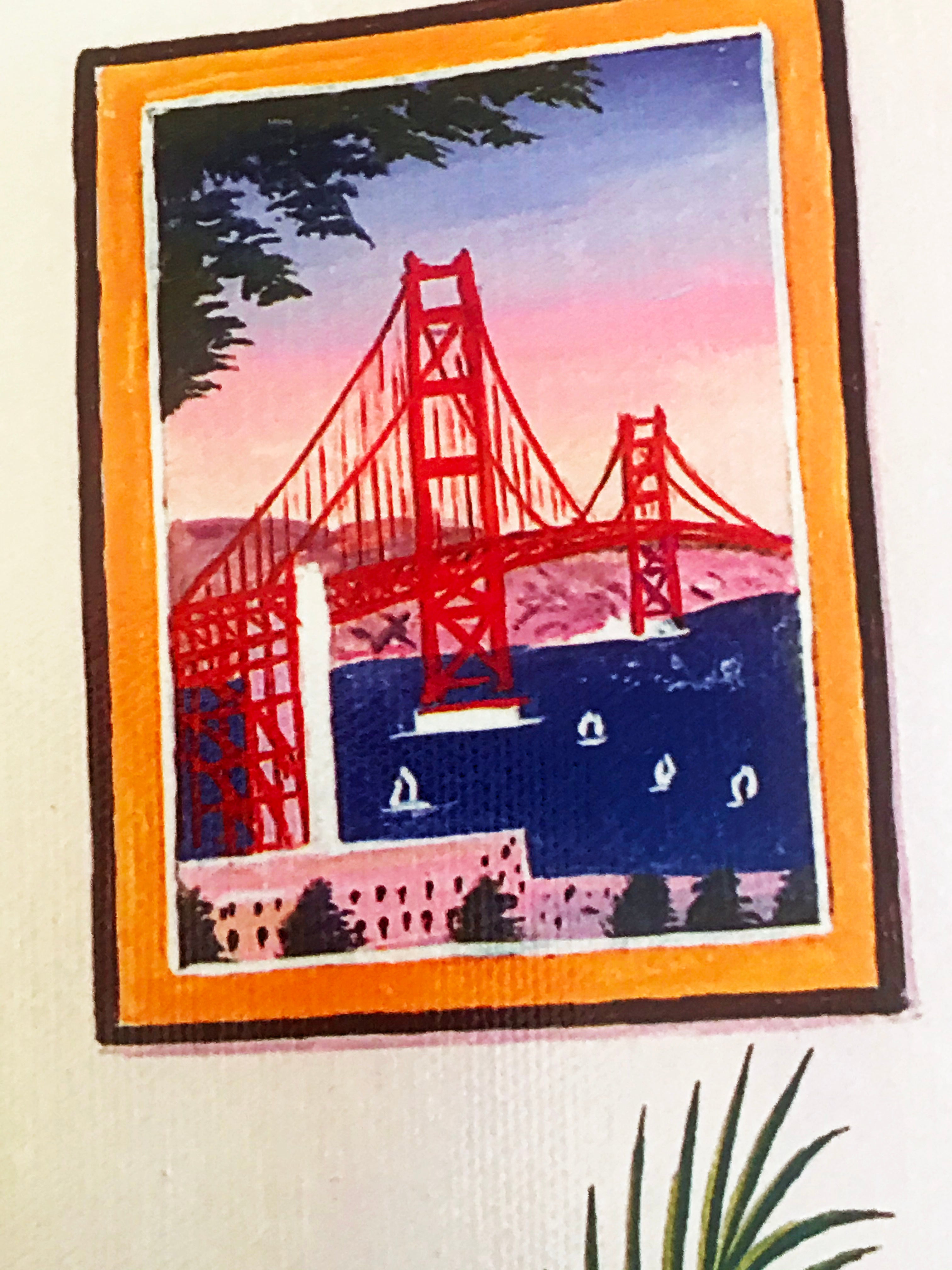 City Lights Fanch Ledan Canvas Giclée Print Artist Hand Signed and Numbered