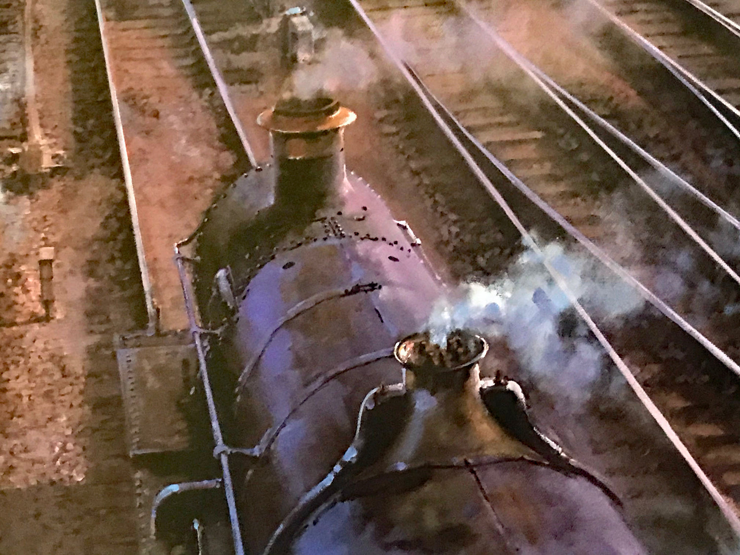 Snow Hill Sunset John Austin Lithograph Print Artist Hand Signed and Numbered