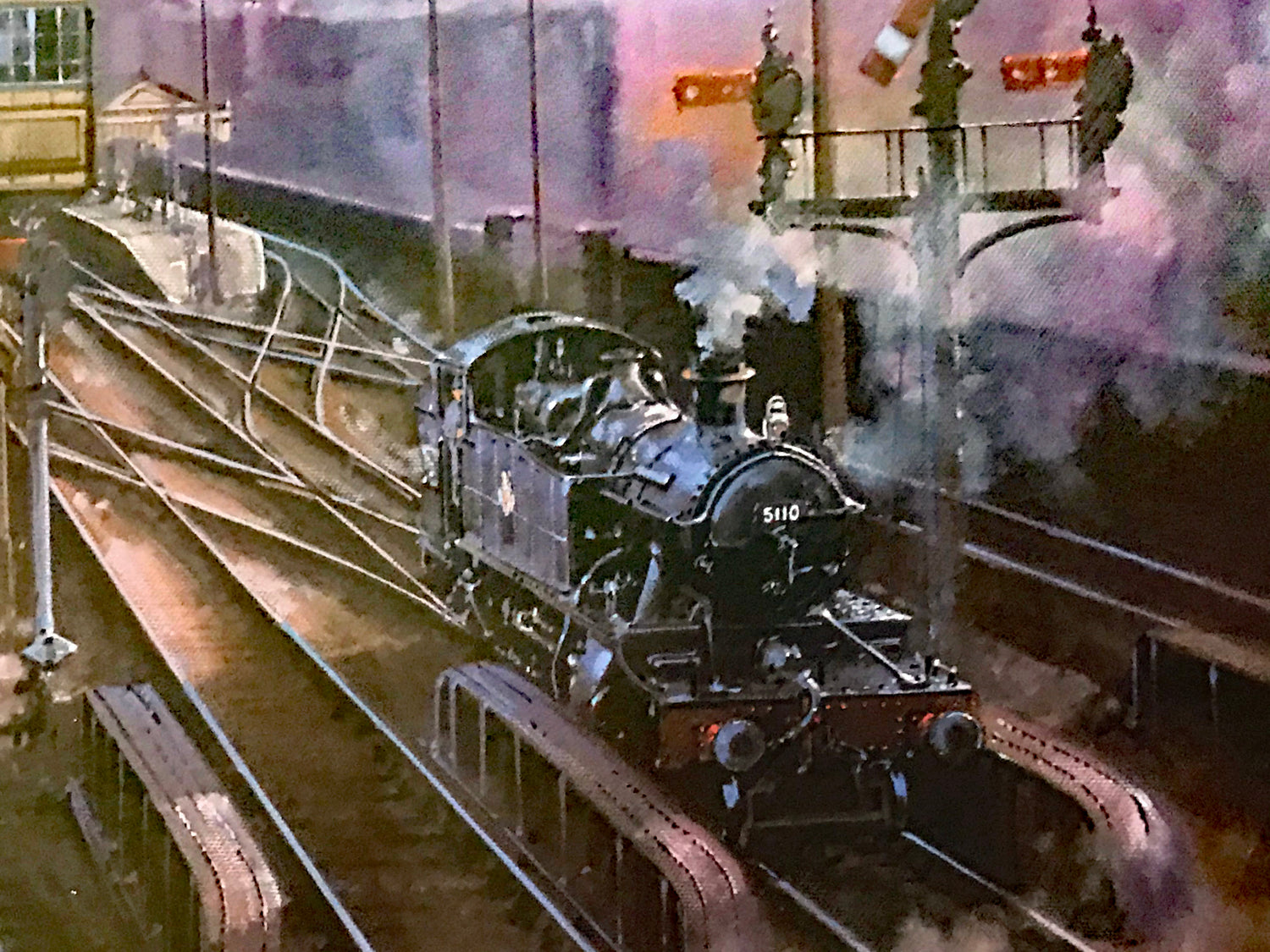 Snow Hill Sunset John Austin Lithograph Print Artist Hand Signed and Numbered