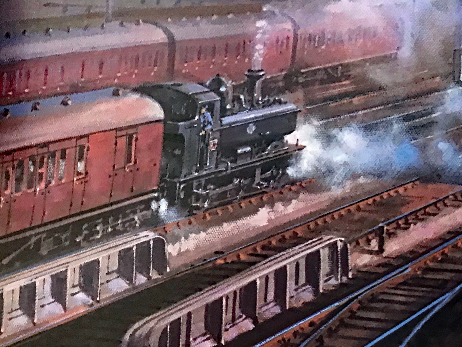 Snow Hill Sunset John Austin Lithograph Print Artist Hand Signed and Numbered