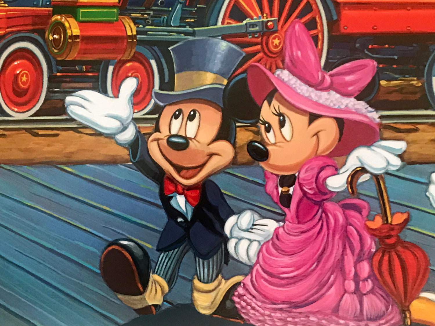 Arriving in Style Manny Hernandez Mixed Media Print Artist Hand Signed and Numbered