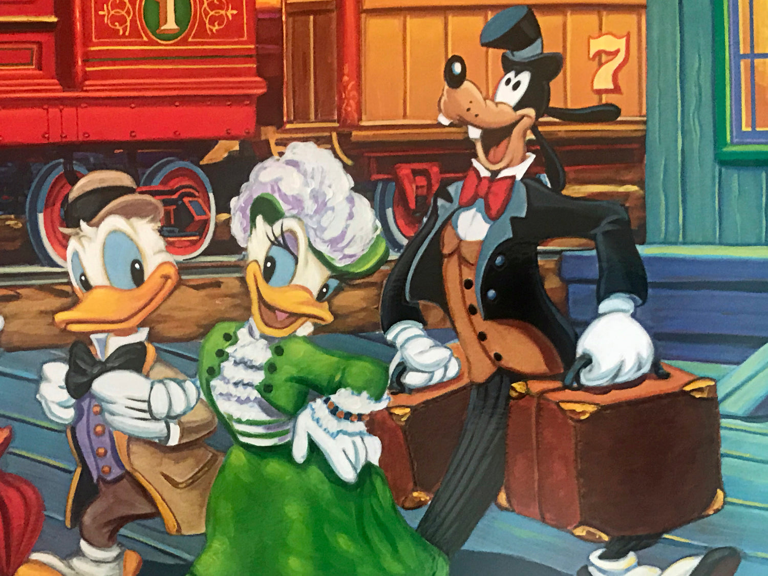 Arriving in Style Manny Hernandez Mixed Media Print Artist Hand Signed and Numbered