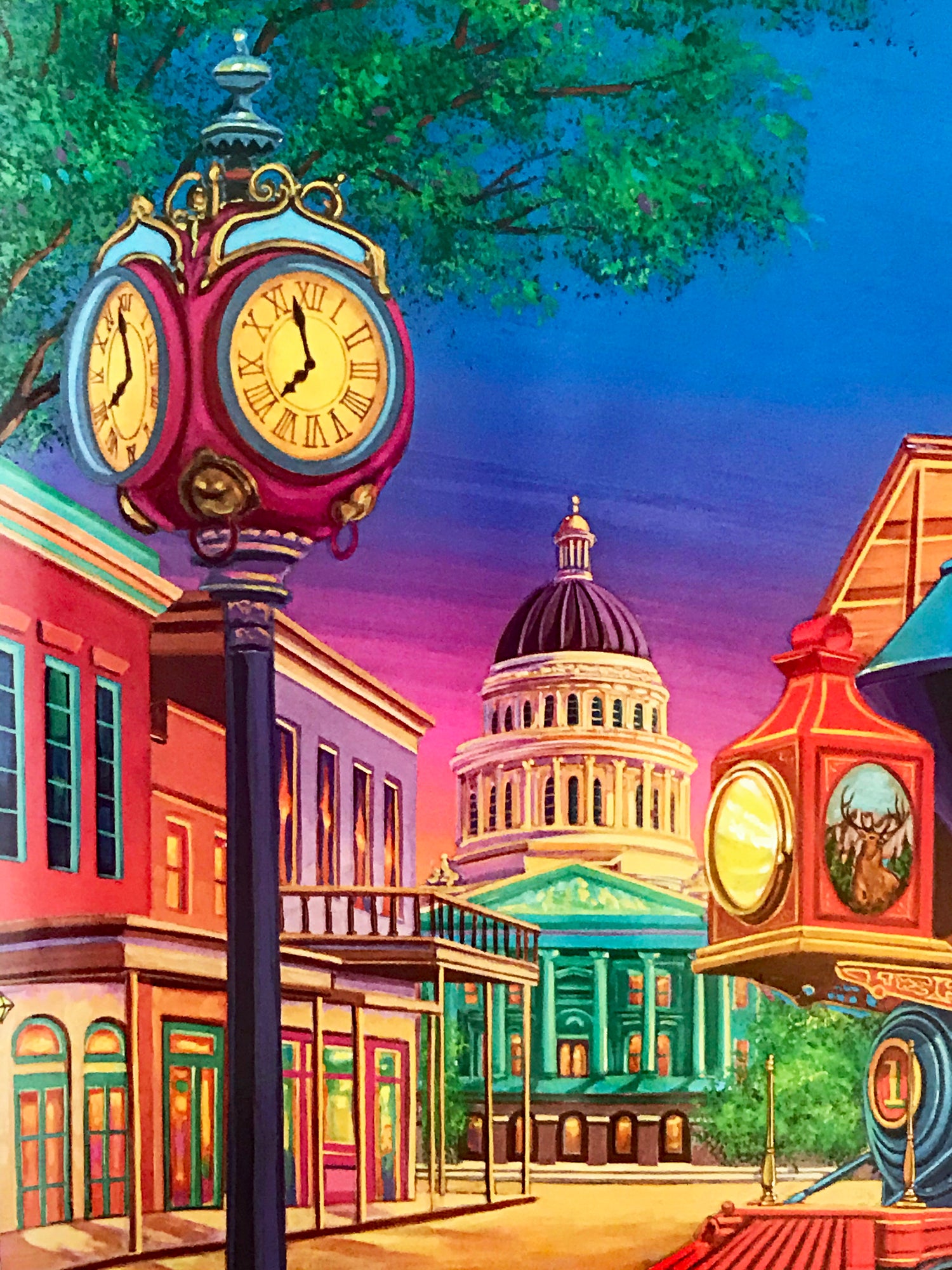 Arriving in Style Manny Hernandez Mixed Media Print Artist Hand Signed and Numbered