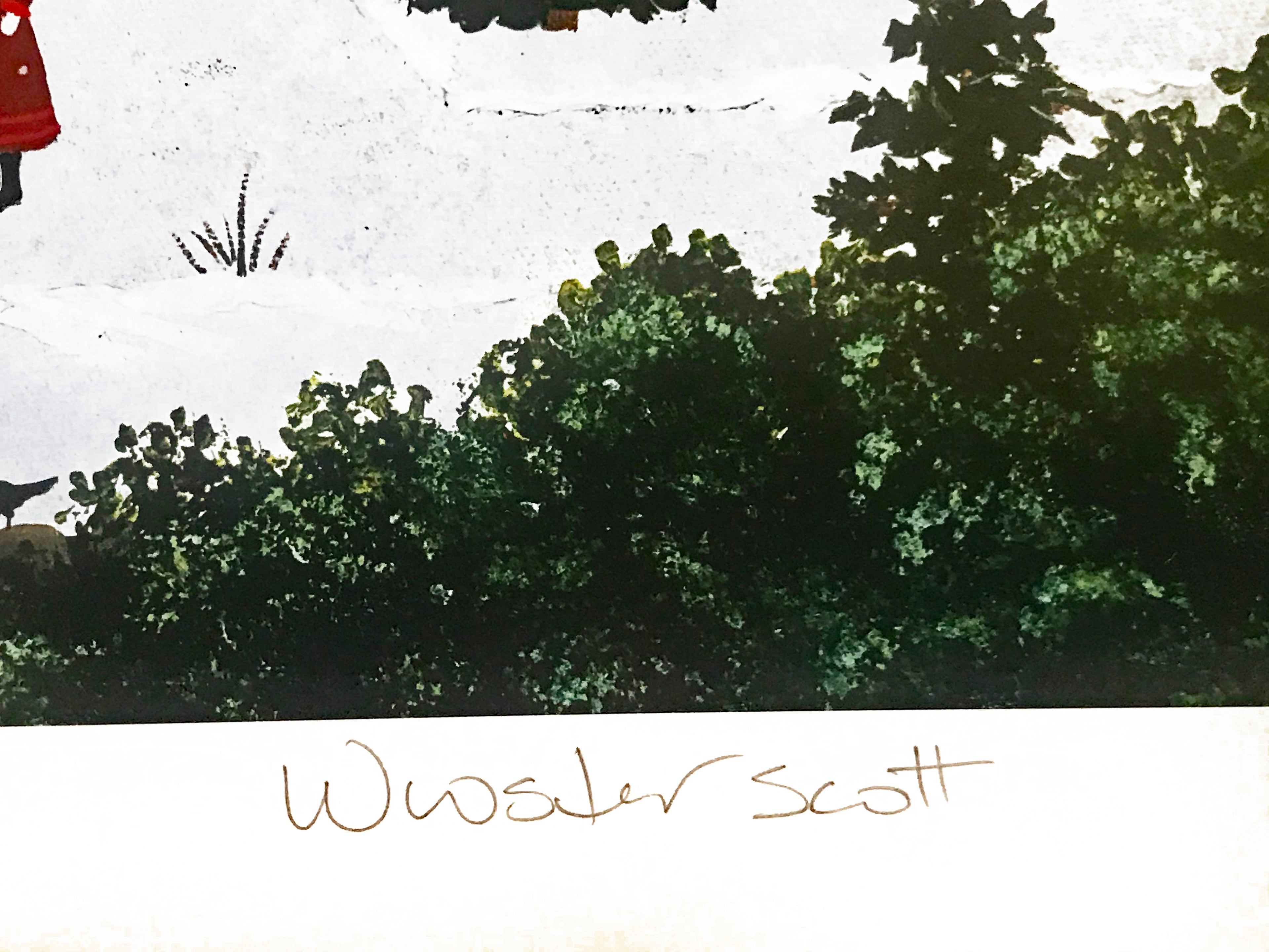 Innocent Times Jane Wooster Scott Lithograph Print Artist Hand Signed and Numbered