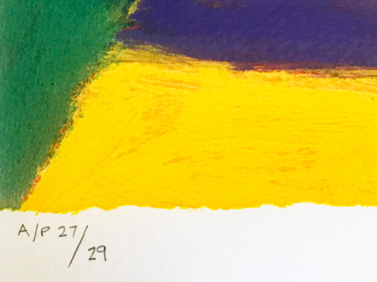 The Hill Paul Powis Artist Proof Serigraph Print Hand Signed and AP Numbered