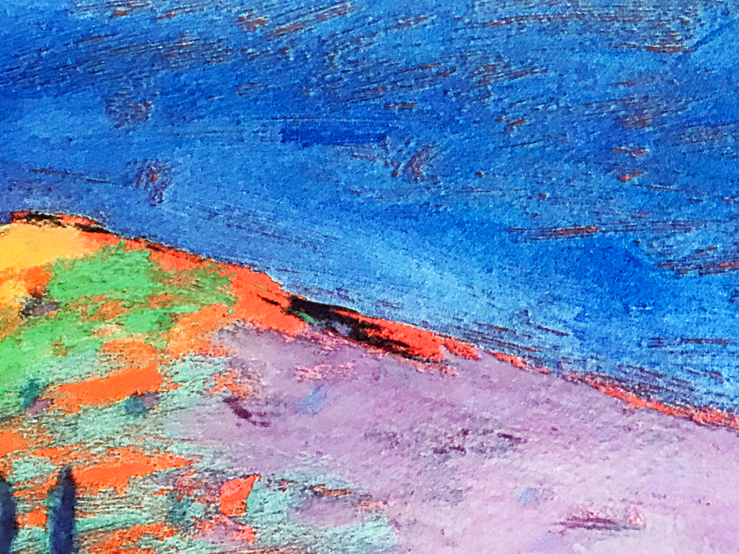 The Hill - Limited Edition Artist Proof Serigraph on Paper by Paul Powis