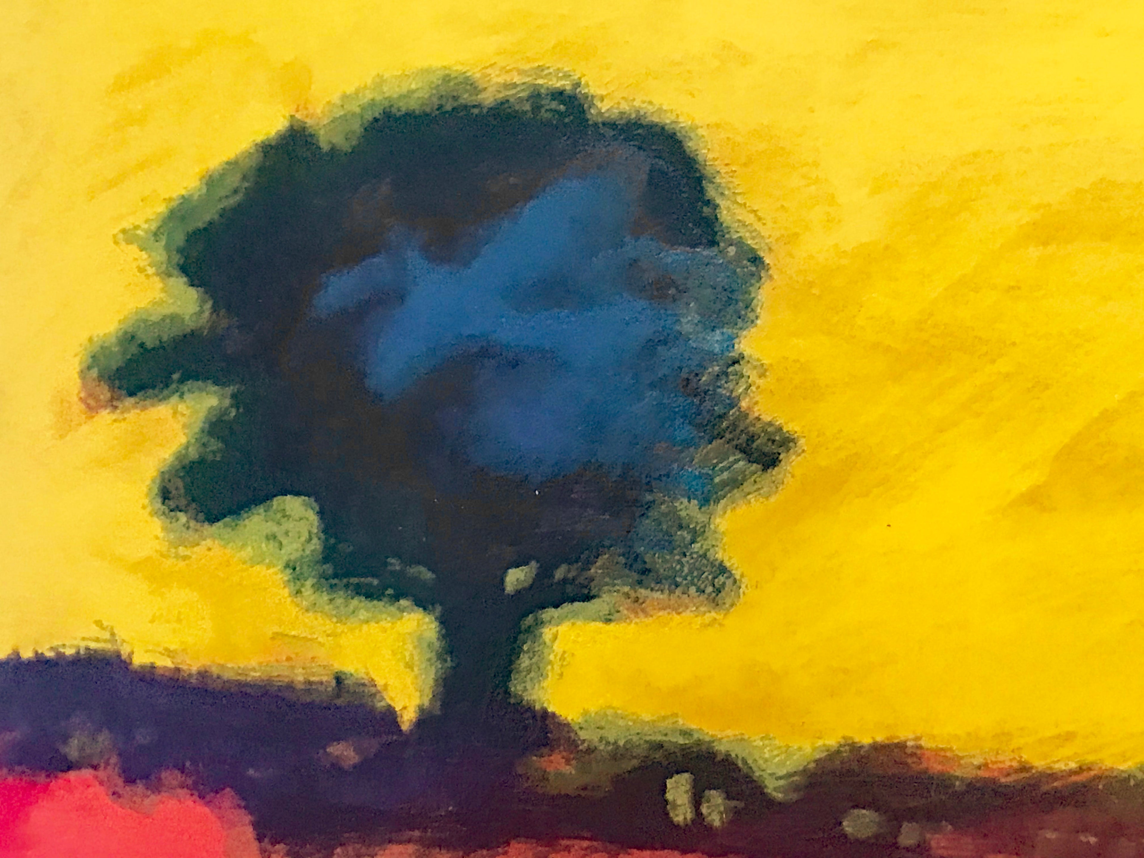 Three Fields Paul Powis Artist Proof Serigraph Print Artist Hand Signed and AP Numbered