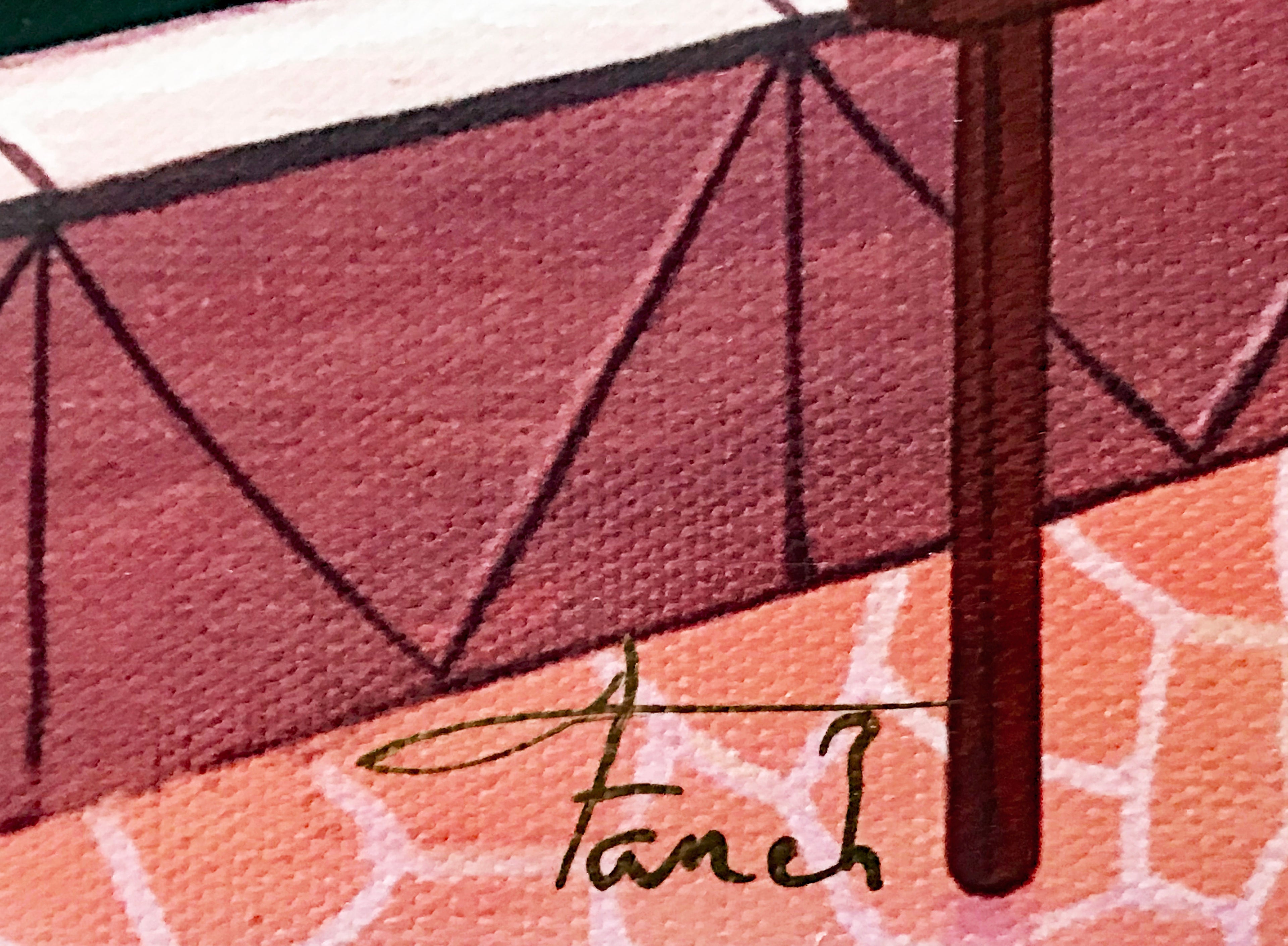 Sailing St Tropez Fanch Ledan Canvas Giclée Print Artist Hand Signed and Numbered