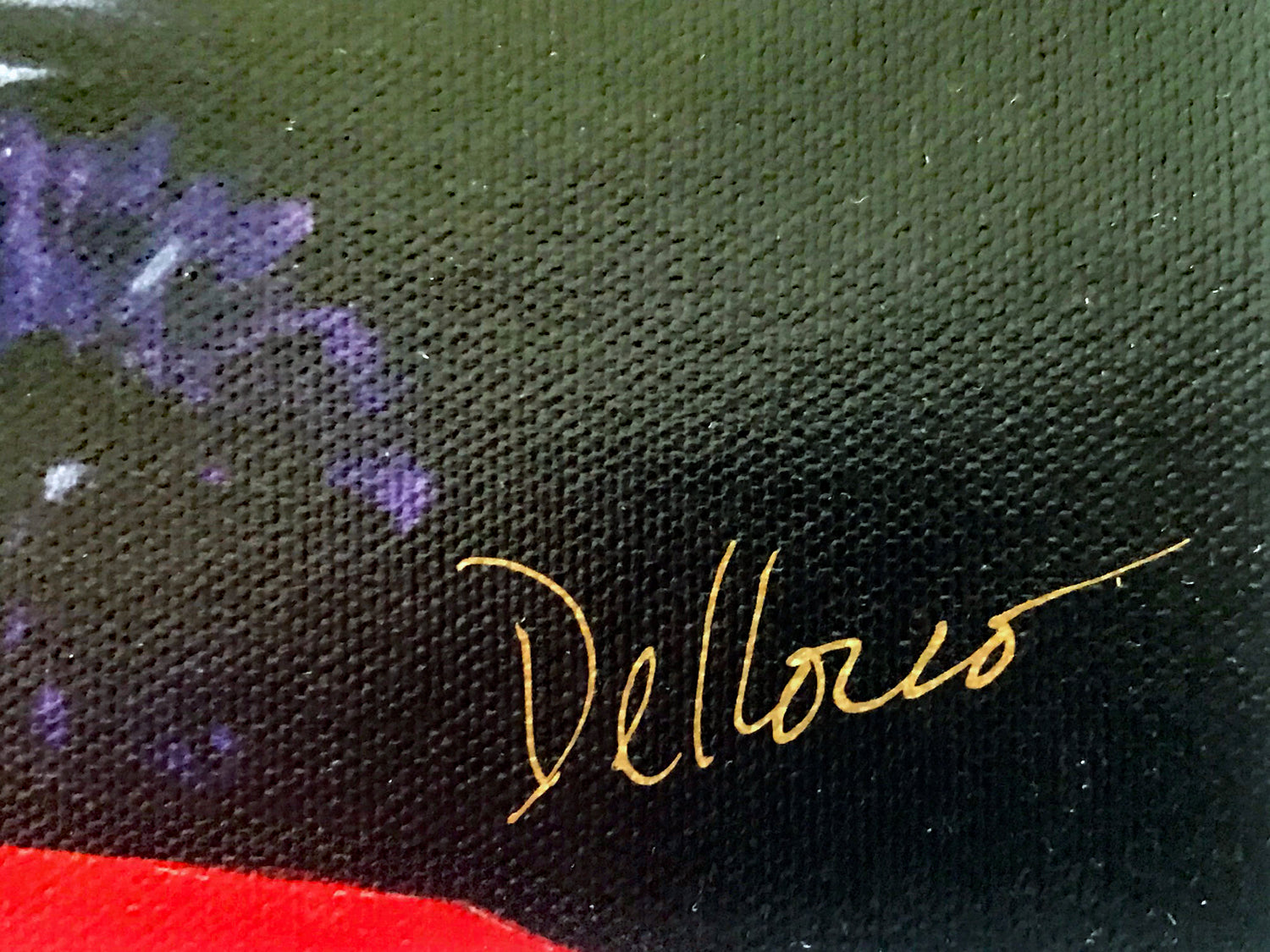 Vanished Chris Dellorco Canvas Giclée Print Artist Hand Signed and Numbered