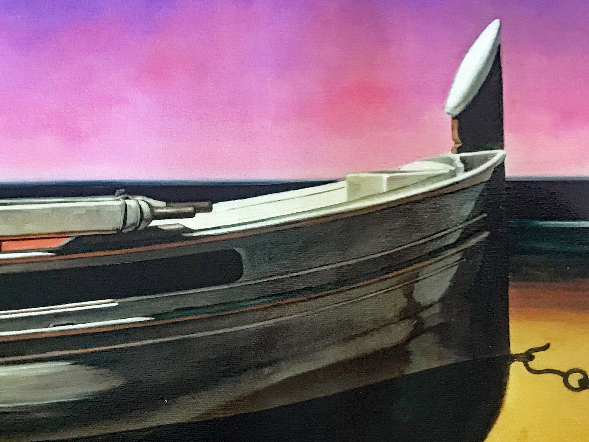 Looking Out Gabriel Picart Mixed Media Canvas Print Artist Hand Signed and Numbered
