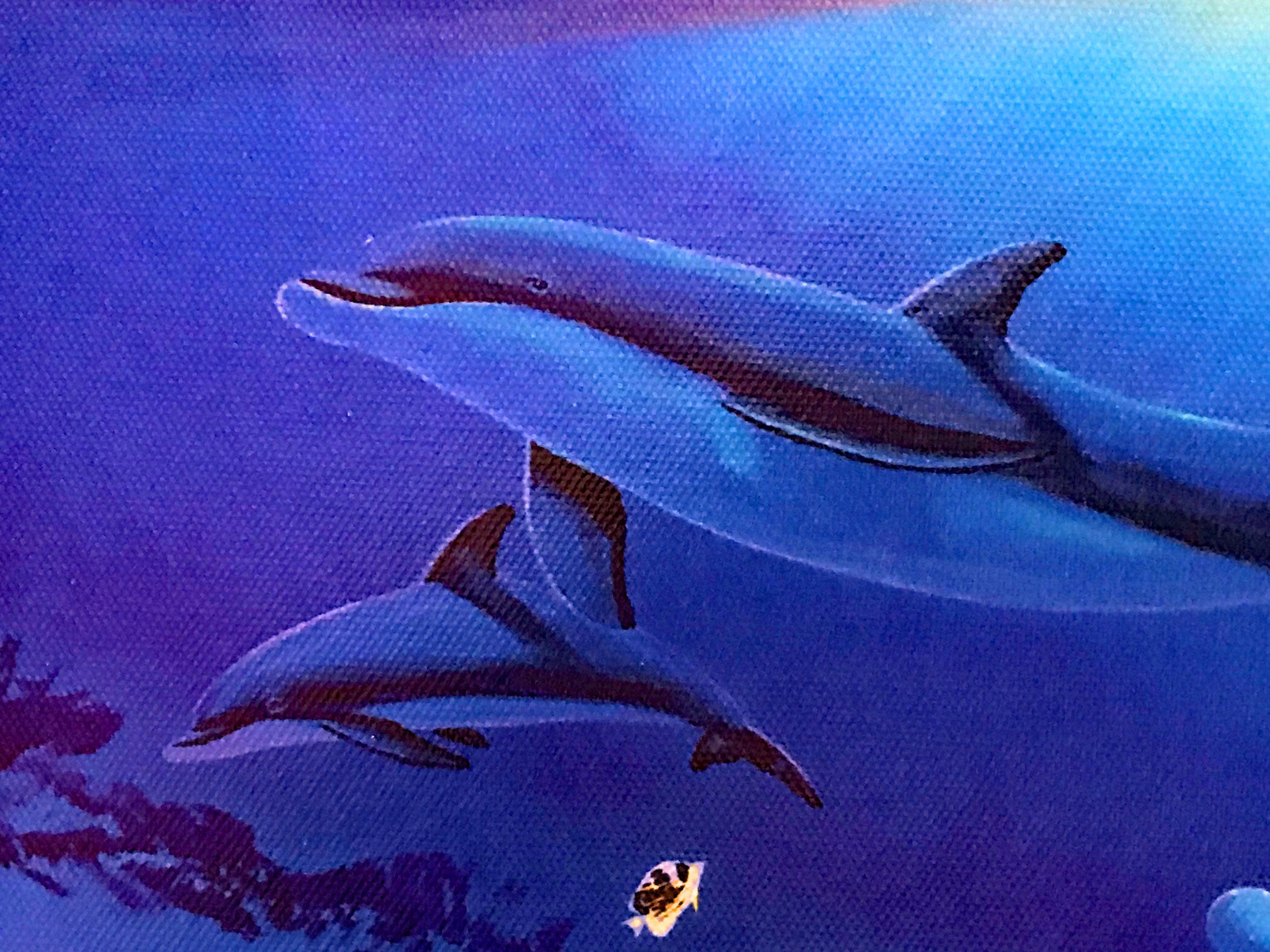 Sea of Life Wyland Canvas Giclée Print Artist Hand Signed and Numbered
