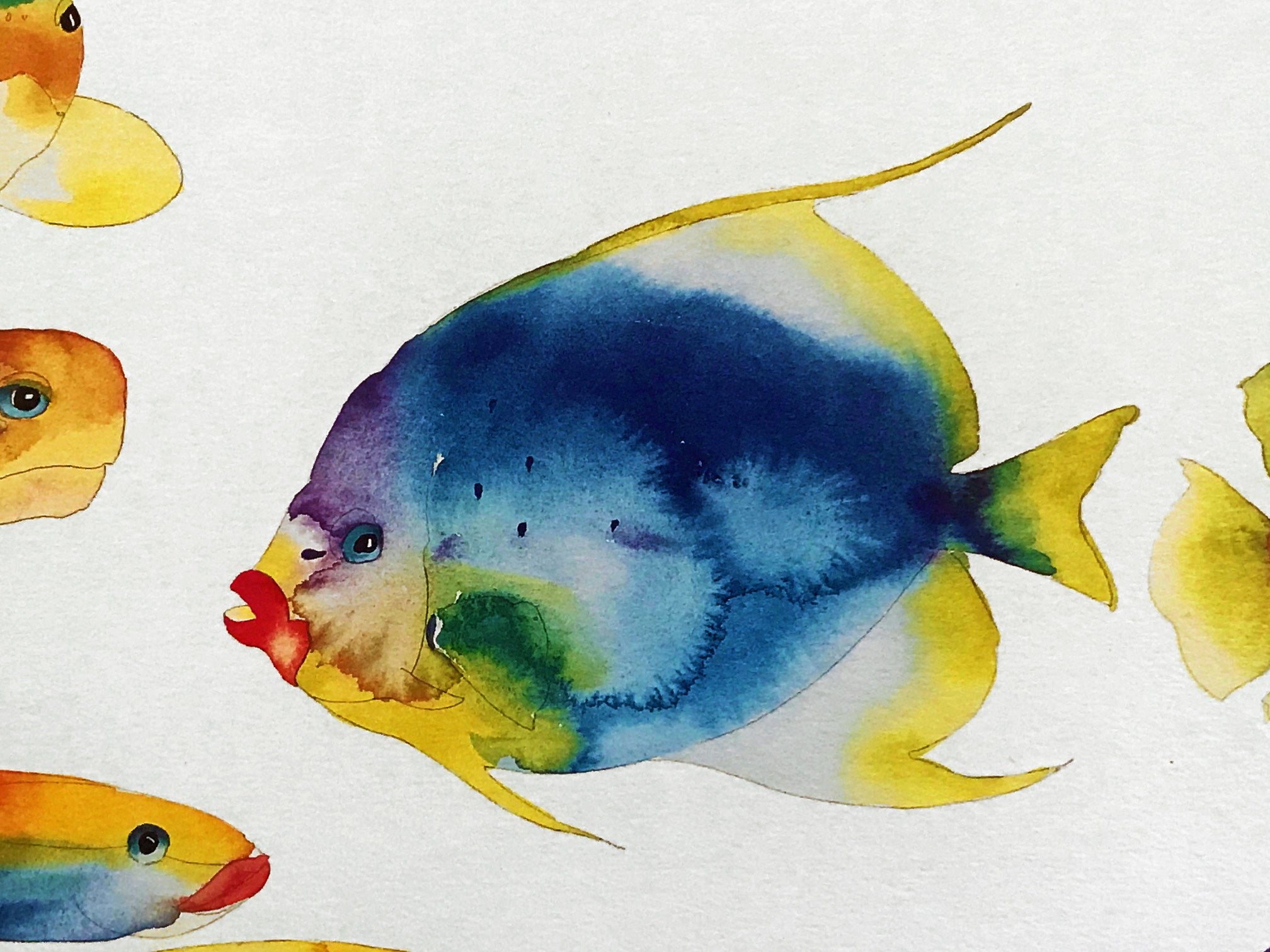 Who Invited These Guys Wyland Tracy Taylor Lithograph Print Both Artists Hand Signed and Numbered