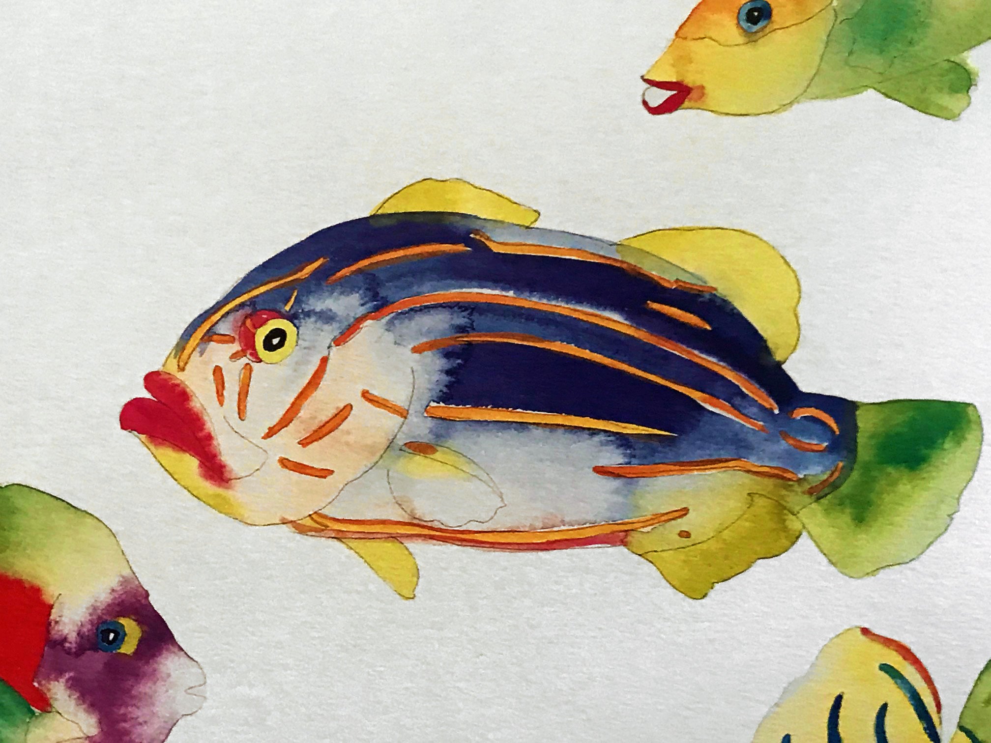 Who Invited These Guys Wyland Tracy Taylor Lithograph Print Both Artists Hand Signed and Numbered