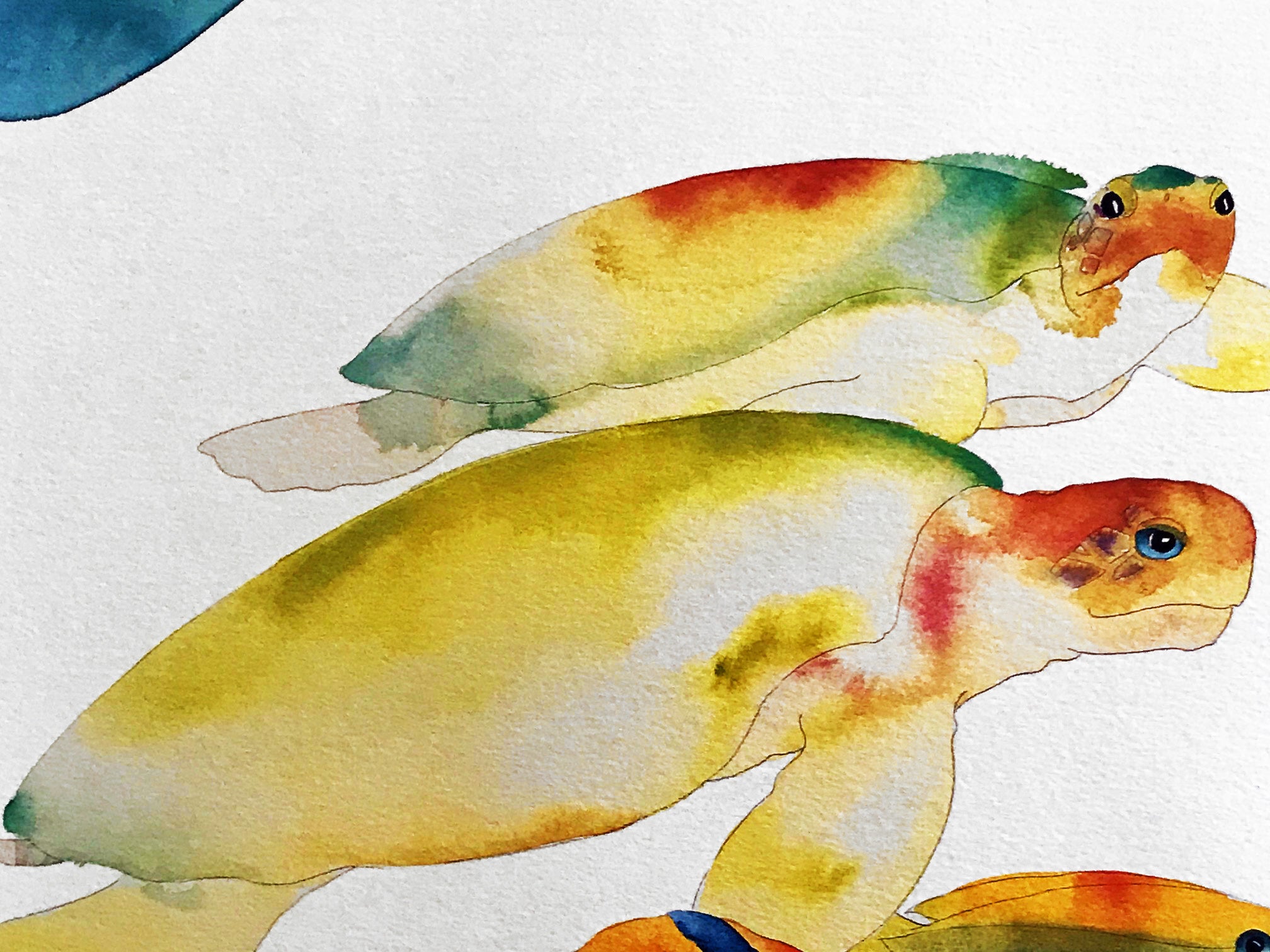 Who Invited These Guys Wyland Tracy Taylor Lithograph Print Both Artists Hand Signed and Numbered
