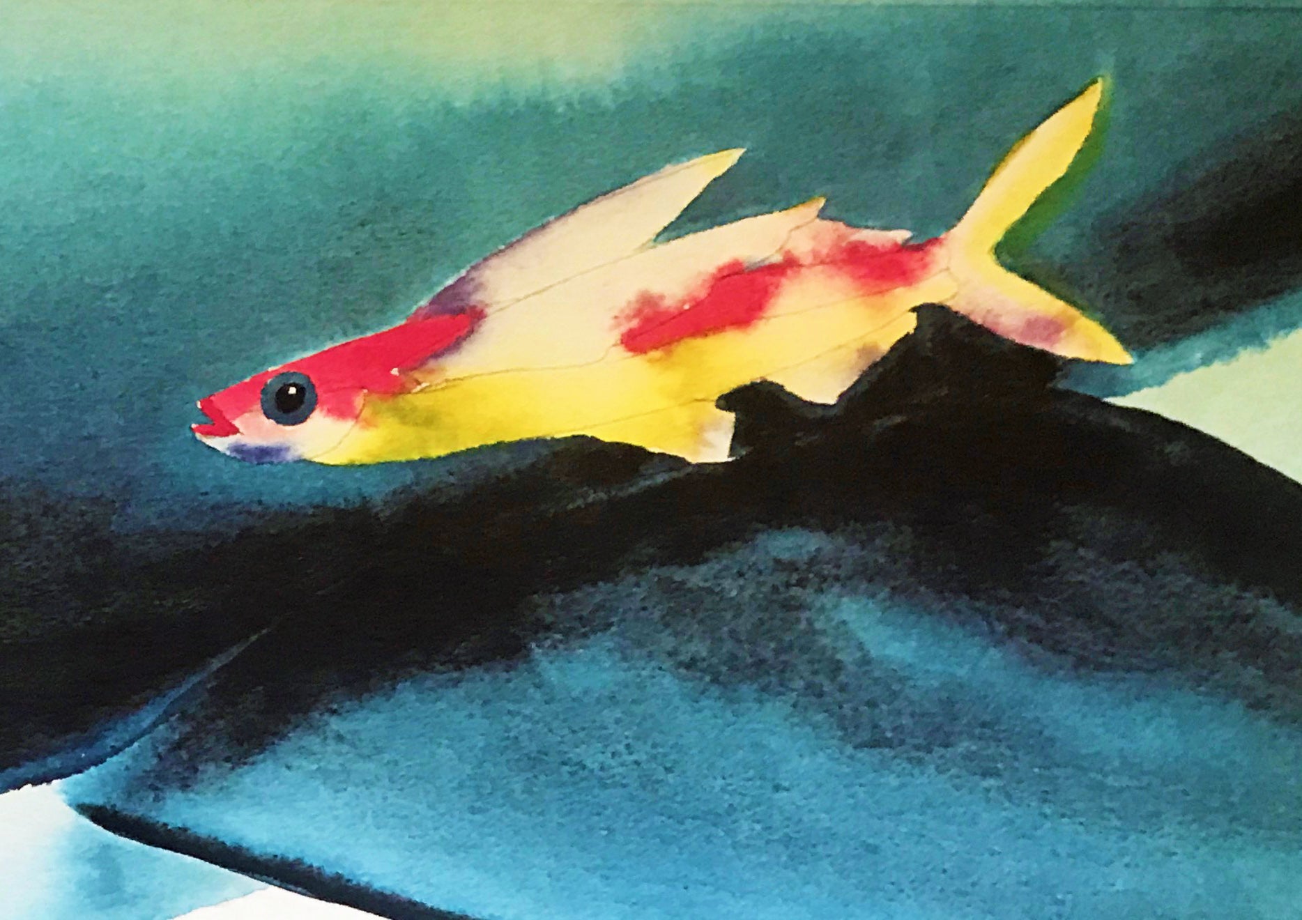 Who Invited These Guys Wyland Tracy Taylor Lithograph Print Both Artists Hand Signed and Numbered
